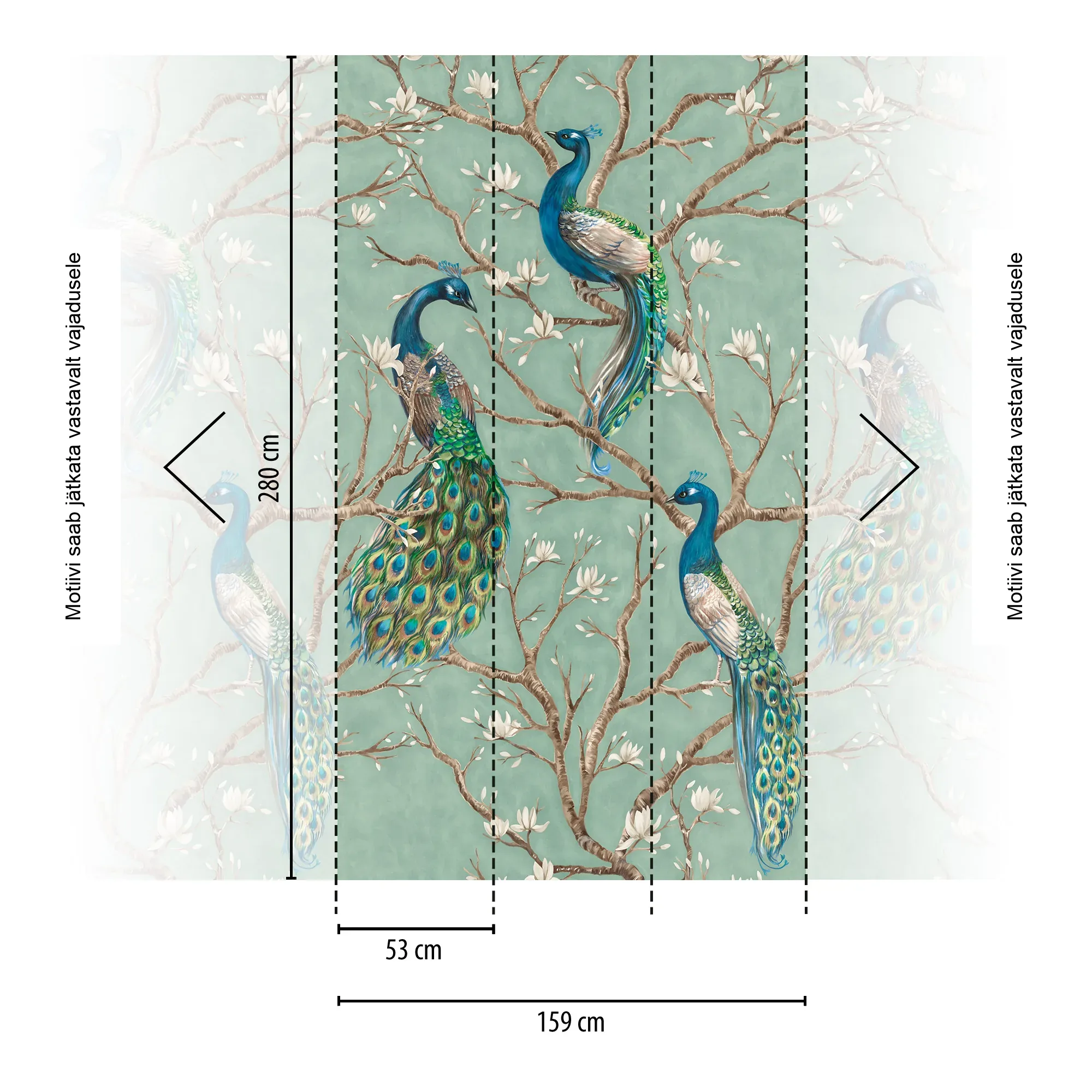 Geomeetrilise mustriga fliistapeet Livingwalls The Wall 4 – sinine – 792239 - Image 2