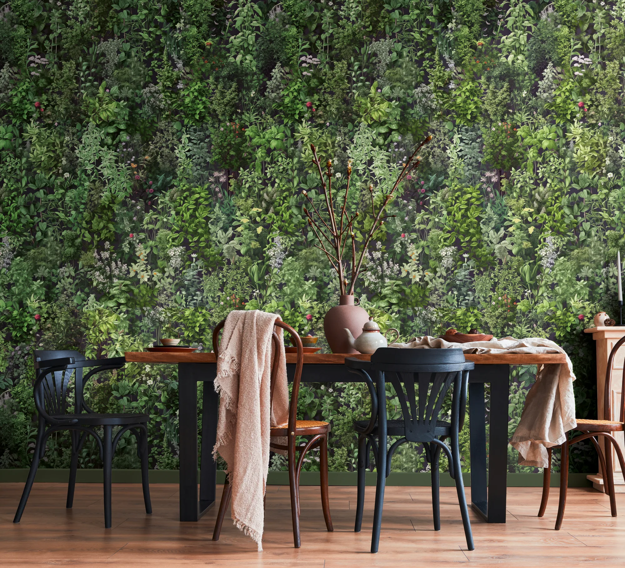 Lillemustriga fliistapeet Livingwalls The Wall 4 – roheline – 792241 - Image 5