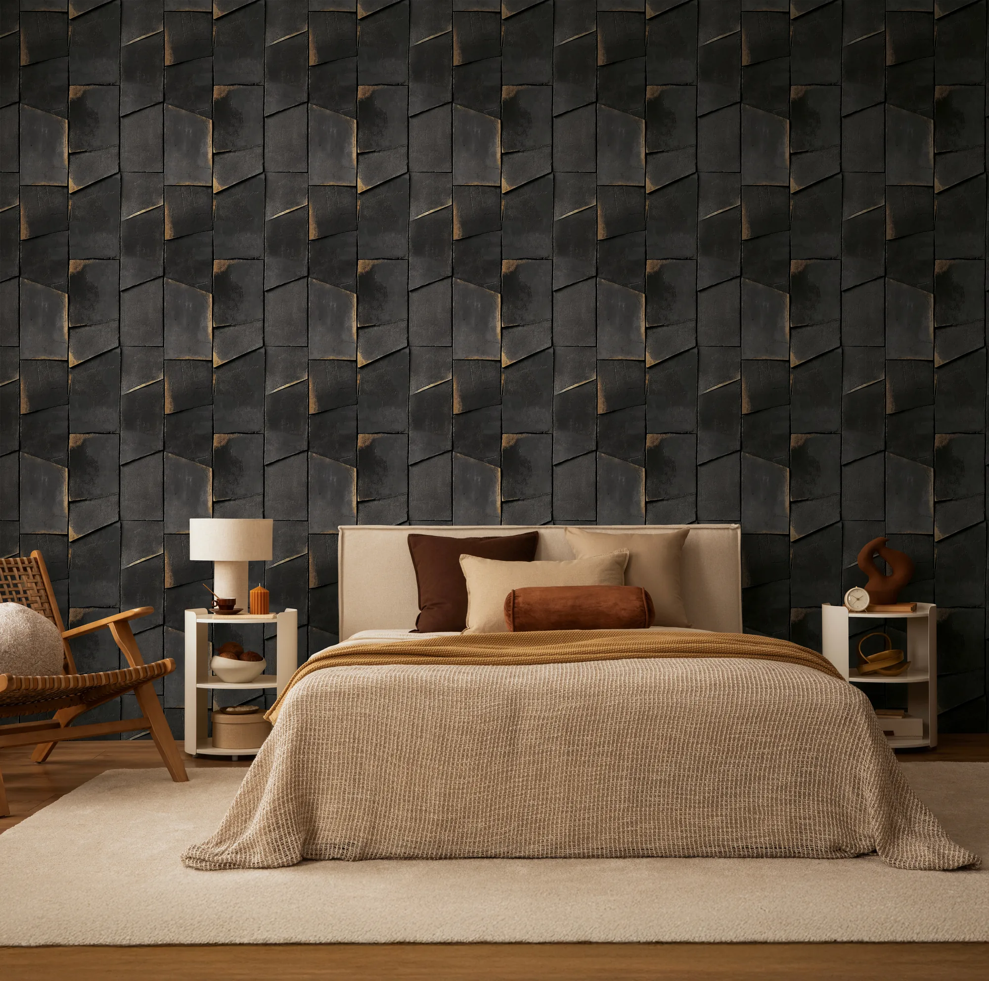 Kiviefektiga fliistapeet Livingwalls The Wall 4 – hall – 792245 - Image 4
