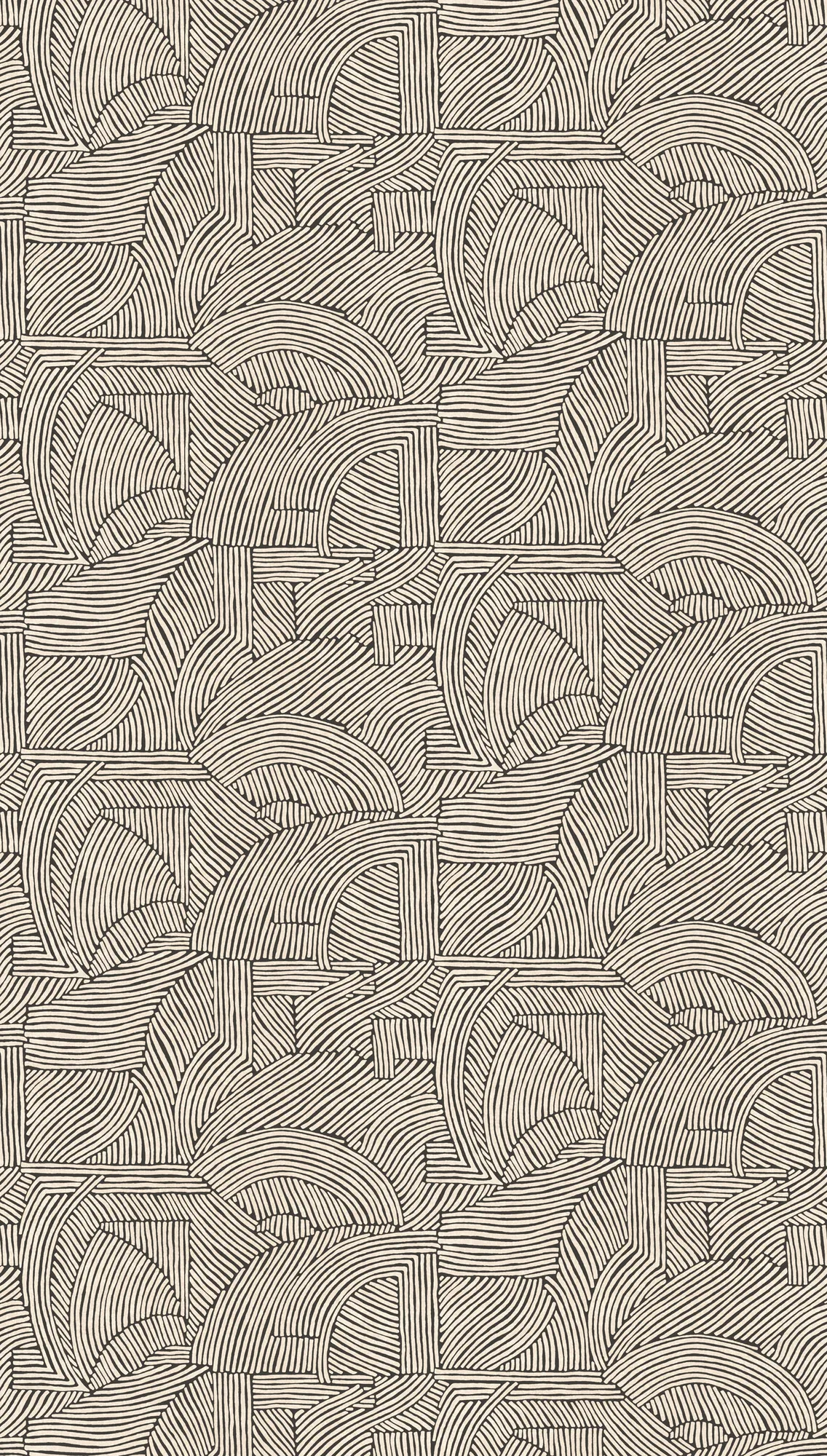 Geomeetrilise mustriga fliistapeet Livingwalls The Wall 4 – kreemikas – 792251 - Image 6
