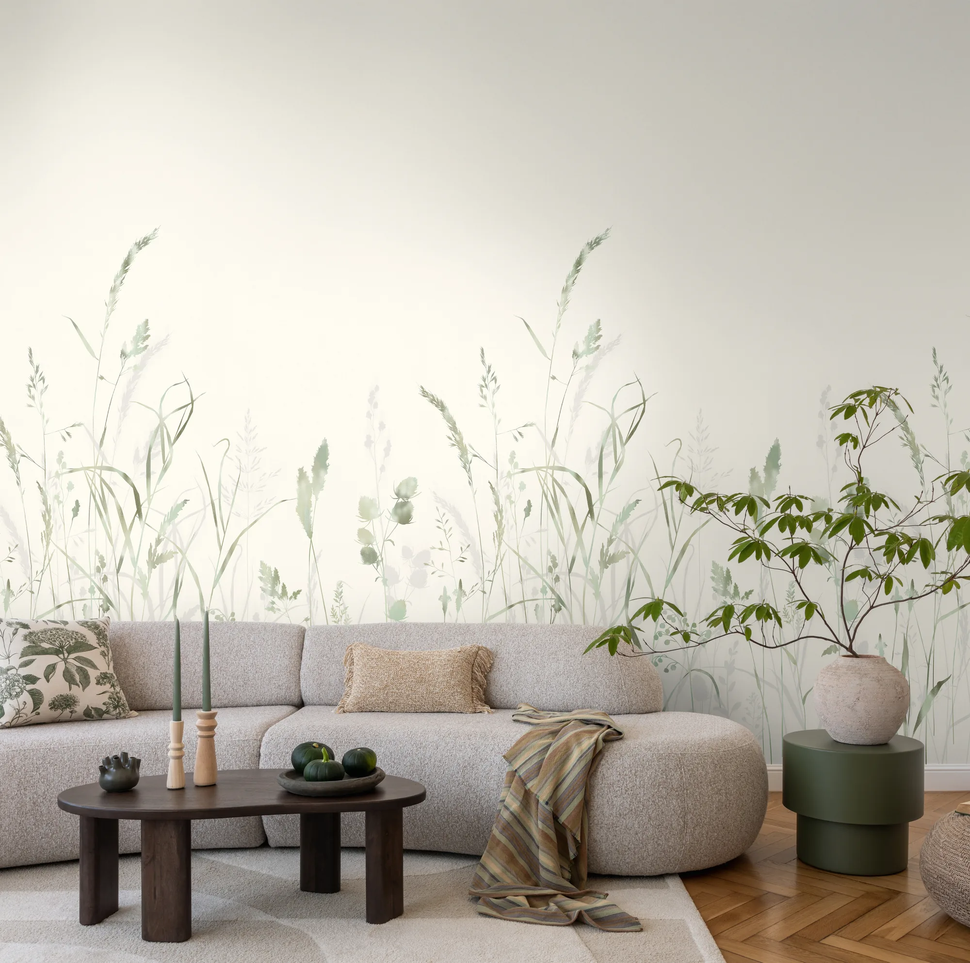Lillemustriga fliistapeet Livingwalls The Wall 4 – roheline – 792261