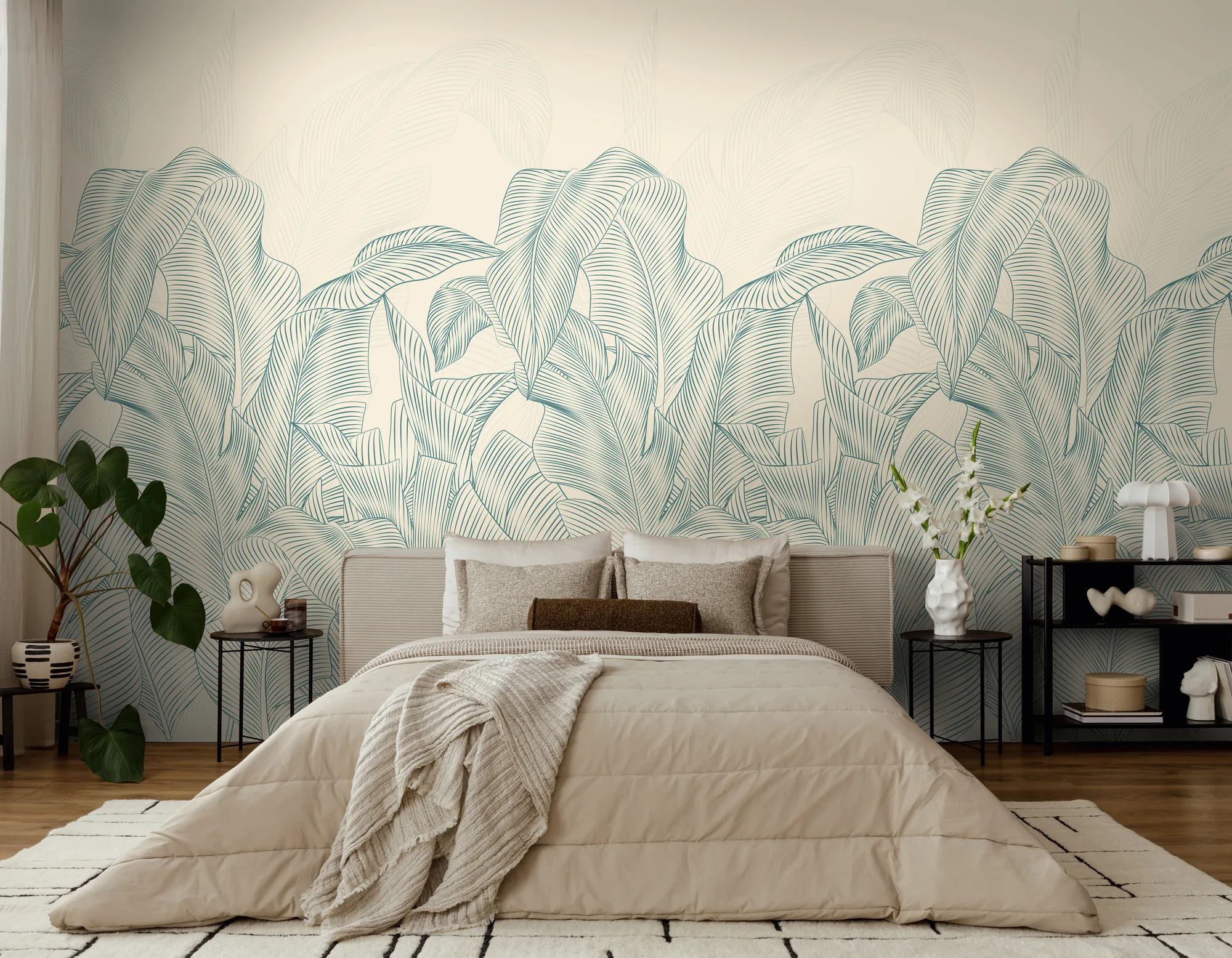 Abstraktse mustriga fliistapeet Livingwalls The Wall 4 – sinine – 792263