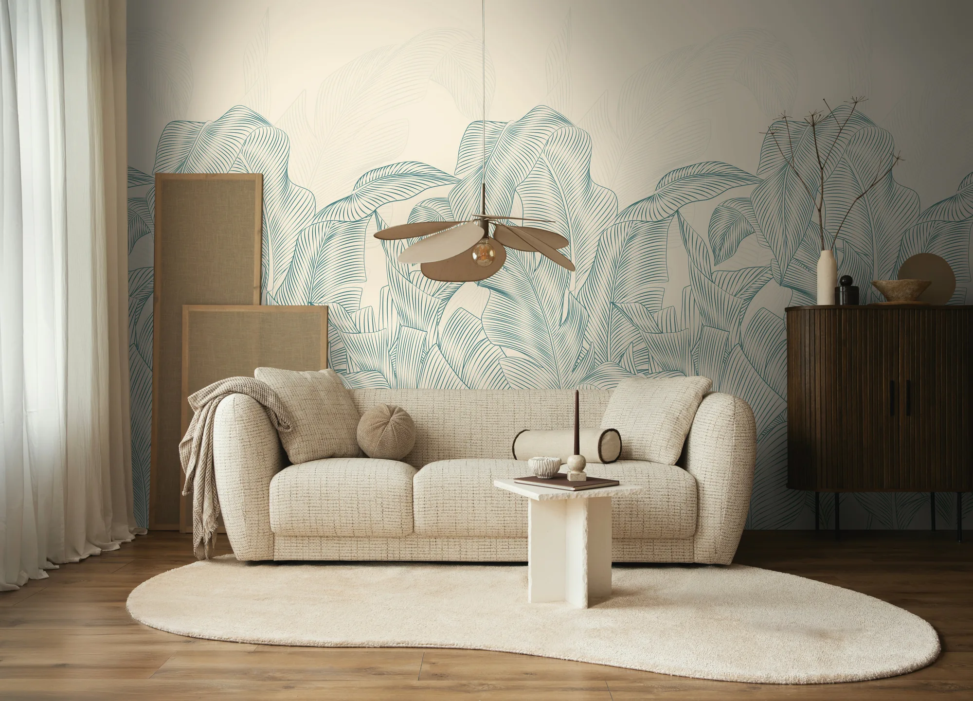 Abstraktse mustriga fliistapeet Livingwalls The Wall 4 – sinine – 792263 - Image 5