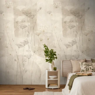 Lillemustriga fliistapeet Livingwalls The Wall 4 – beež – 792264