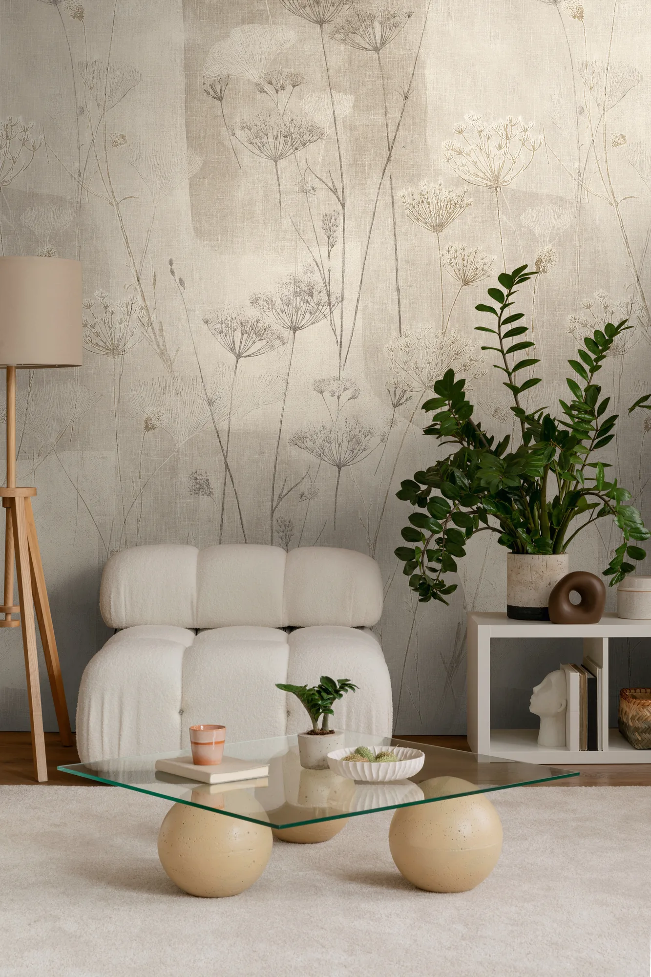 Lillemustriga fliistapeet Livingwalls The Wall 4 – beež – 792264 - Image 4