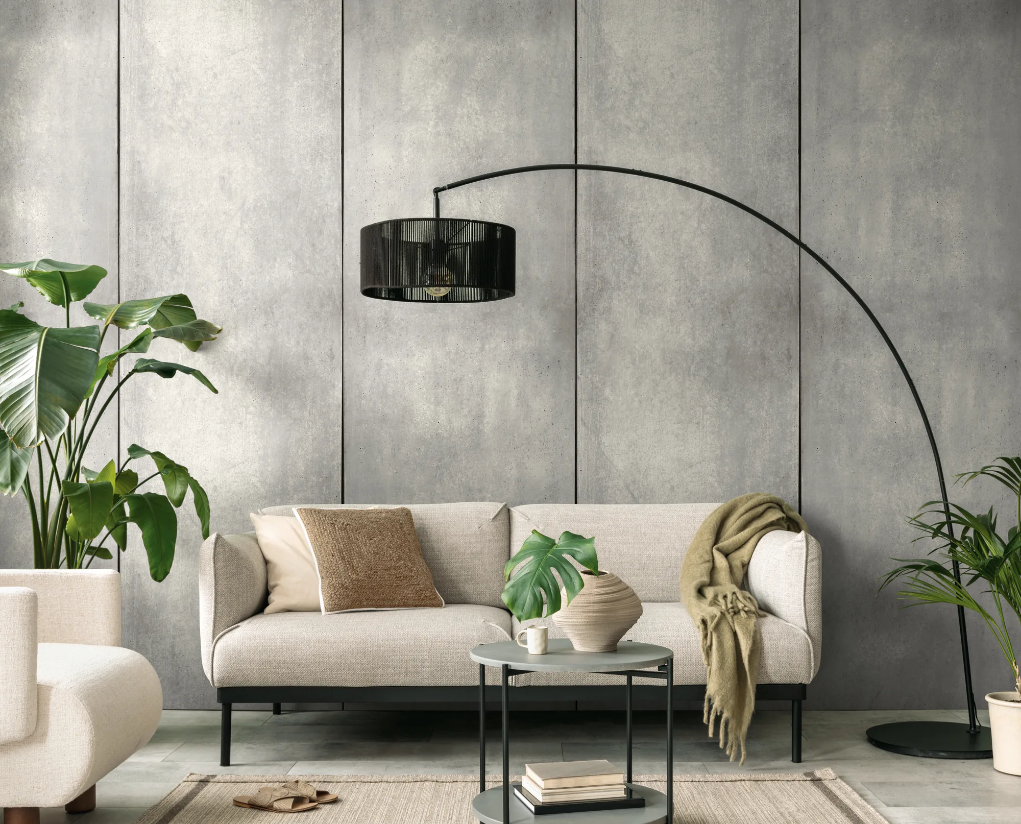 Betooniefektiga fliistapeet Livingwalls The Wall 4 – hall – 792265