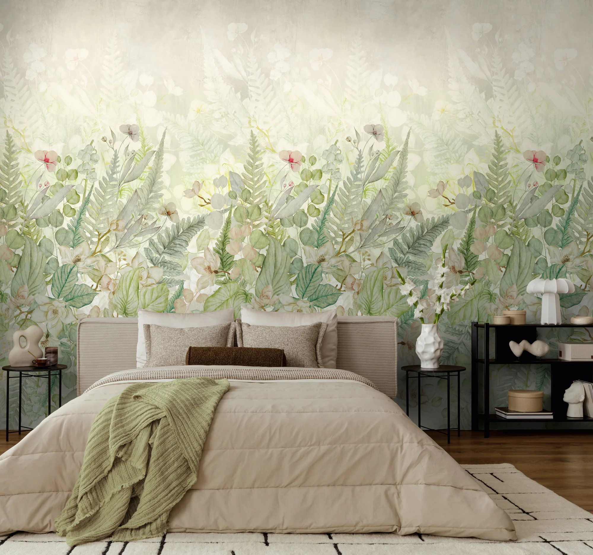 Lillemustriga fliistapeet Livingwalls The Wall 4 – roheline – 792366 - Image 3