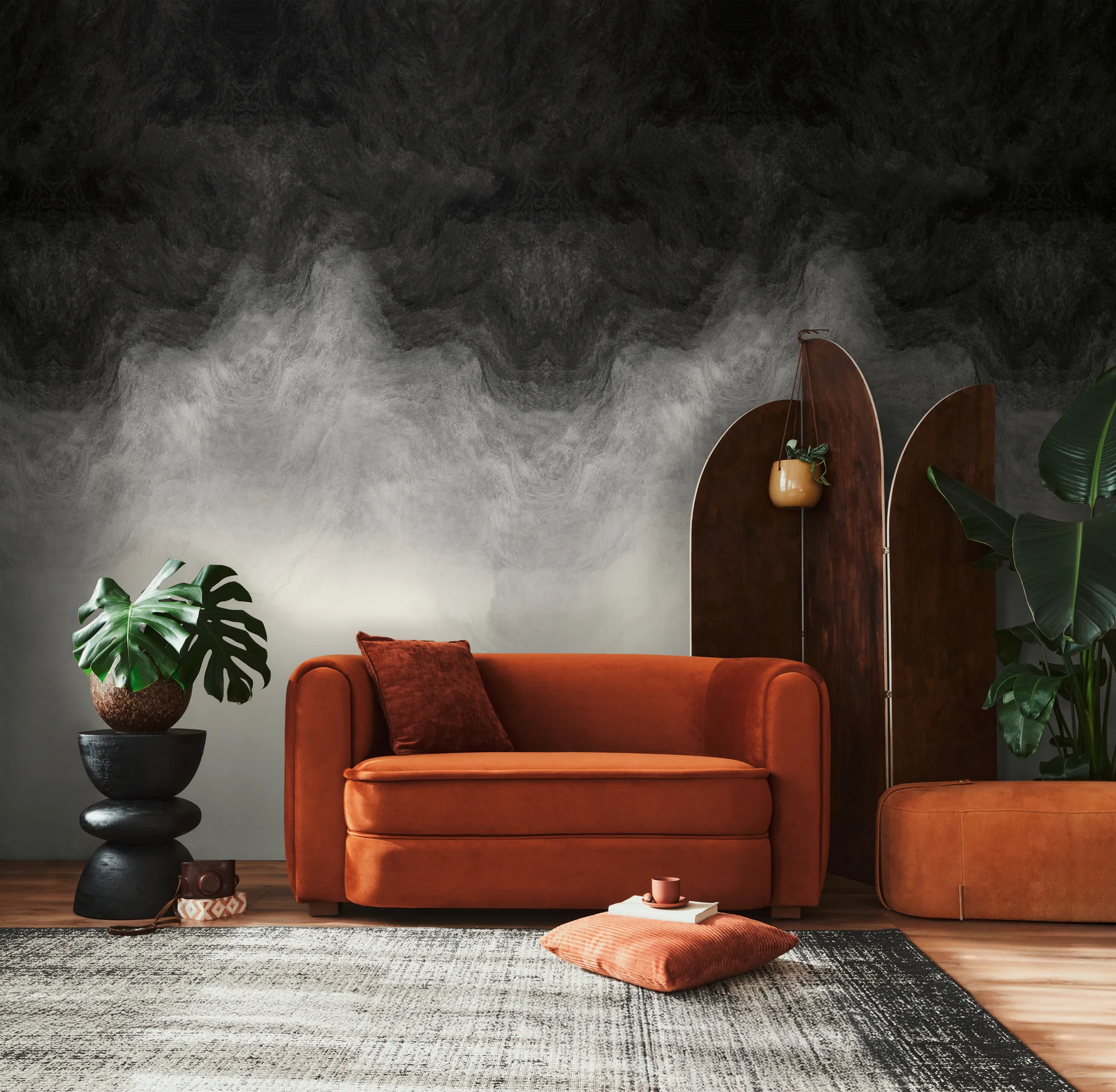 Abstraktse mustriga fliistapeet Livingwalls The Wall 4 – hall – 792396 - Image 4