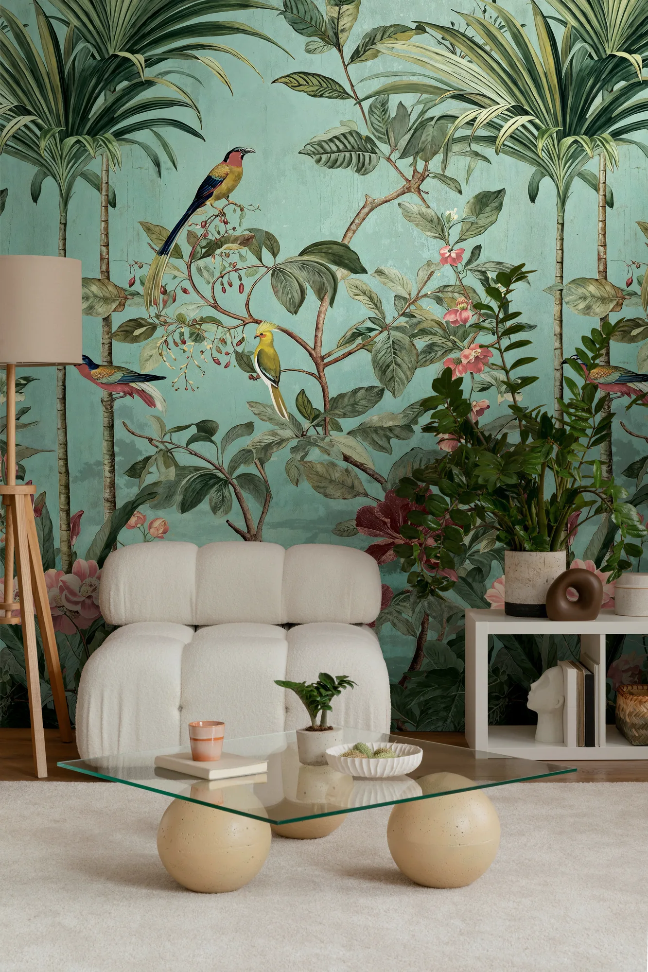 Linnumotiiviga fliistapeet Livingwalls The Wall 4 – sinine – 792462 - Image 4