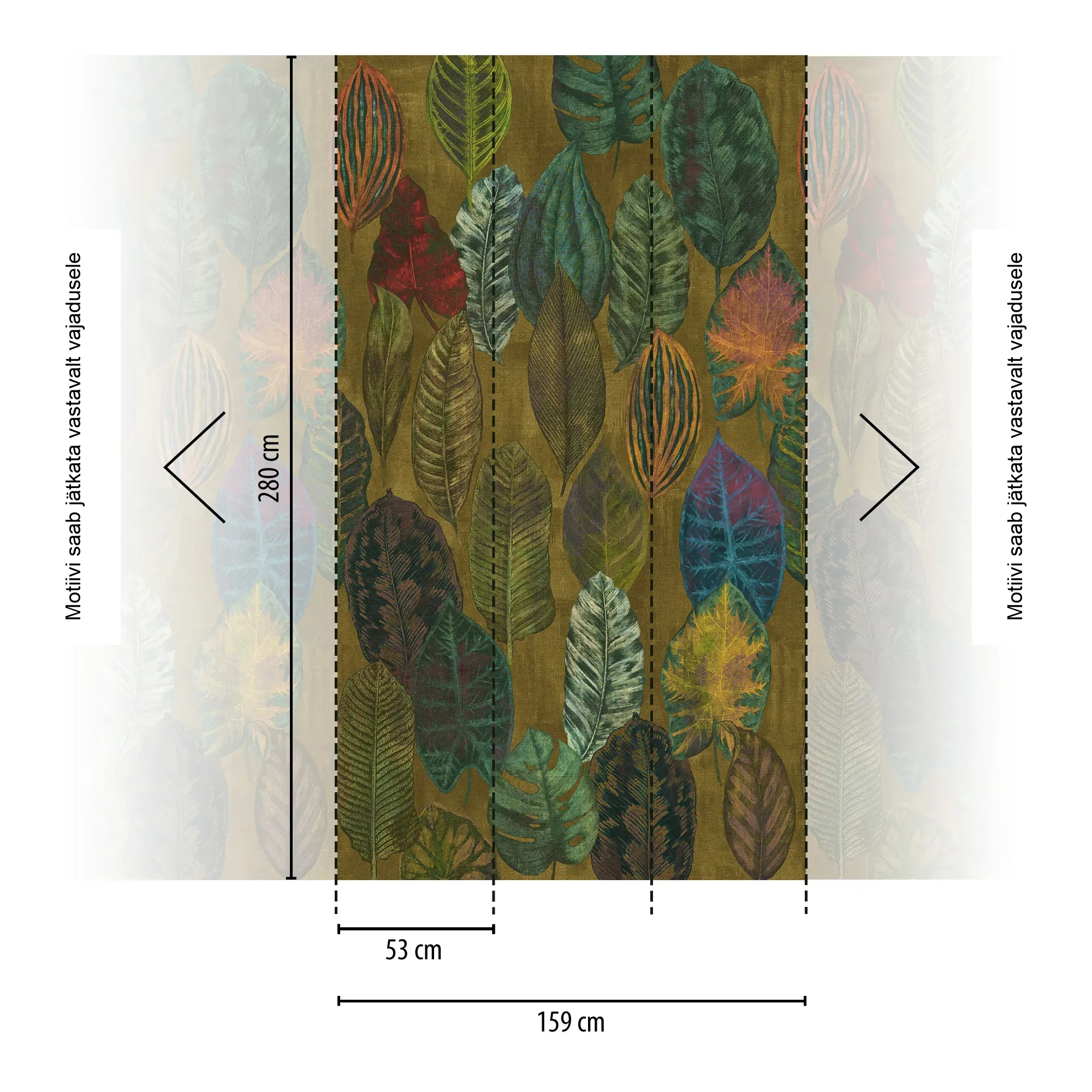 Lillemustriga fliistapeet Livingwalls The Wall 4 – kollane – 792463 - Image 2