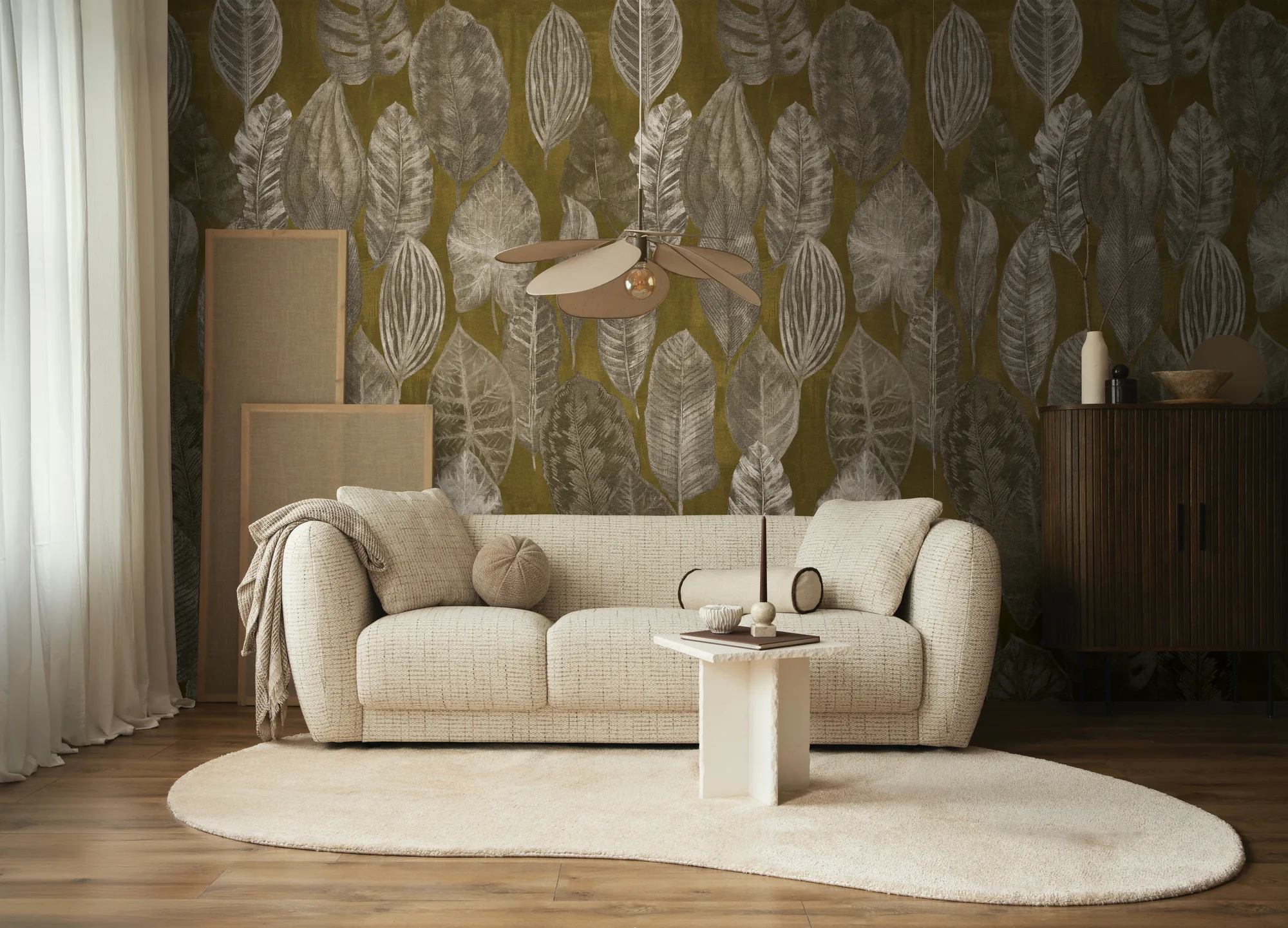 Lillemustriga fliistapeet Livingwalls The Wall 4 – beež – 792465 - Image 3