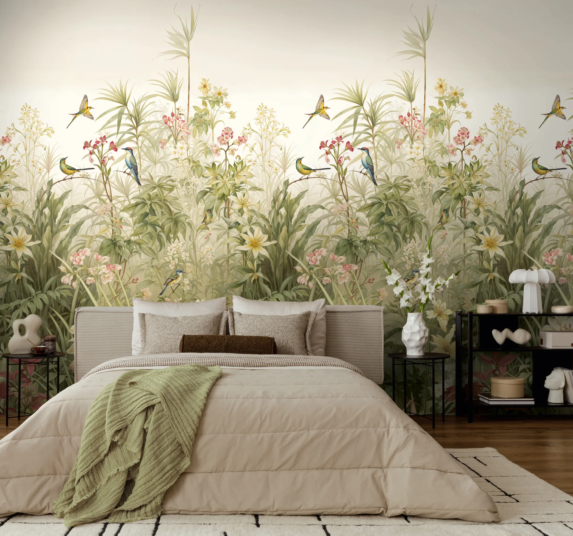 Linnumotiiviga fliistapeet Livingwalls The Wall 4 – beež – 792466 - Image 3
