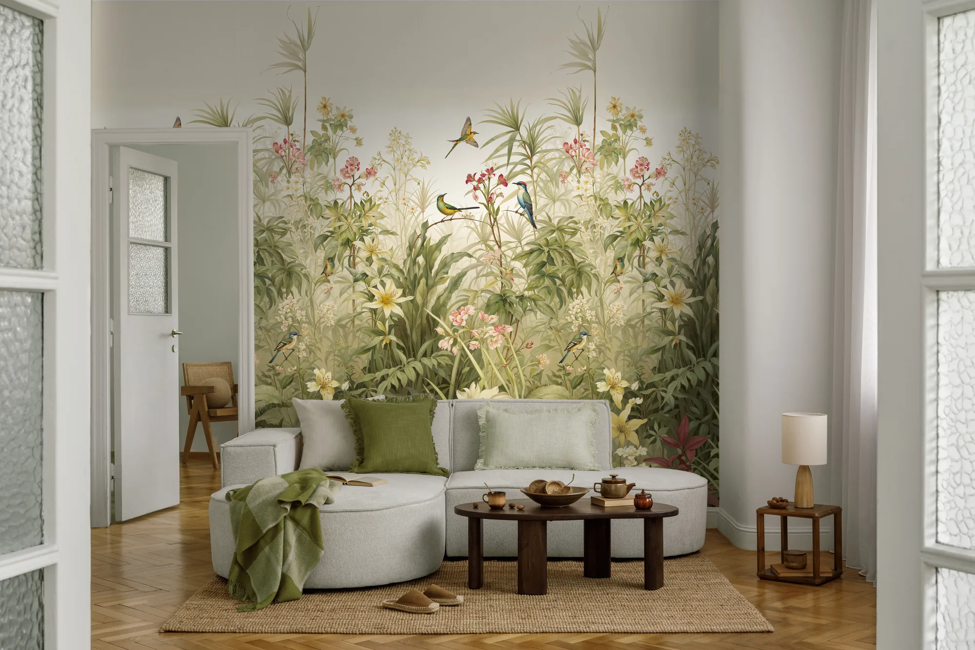 Linnumotiiviga fliistapeet Livingwalls The Wall 4 – beež – 792466 - Image 4