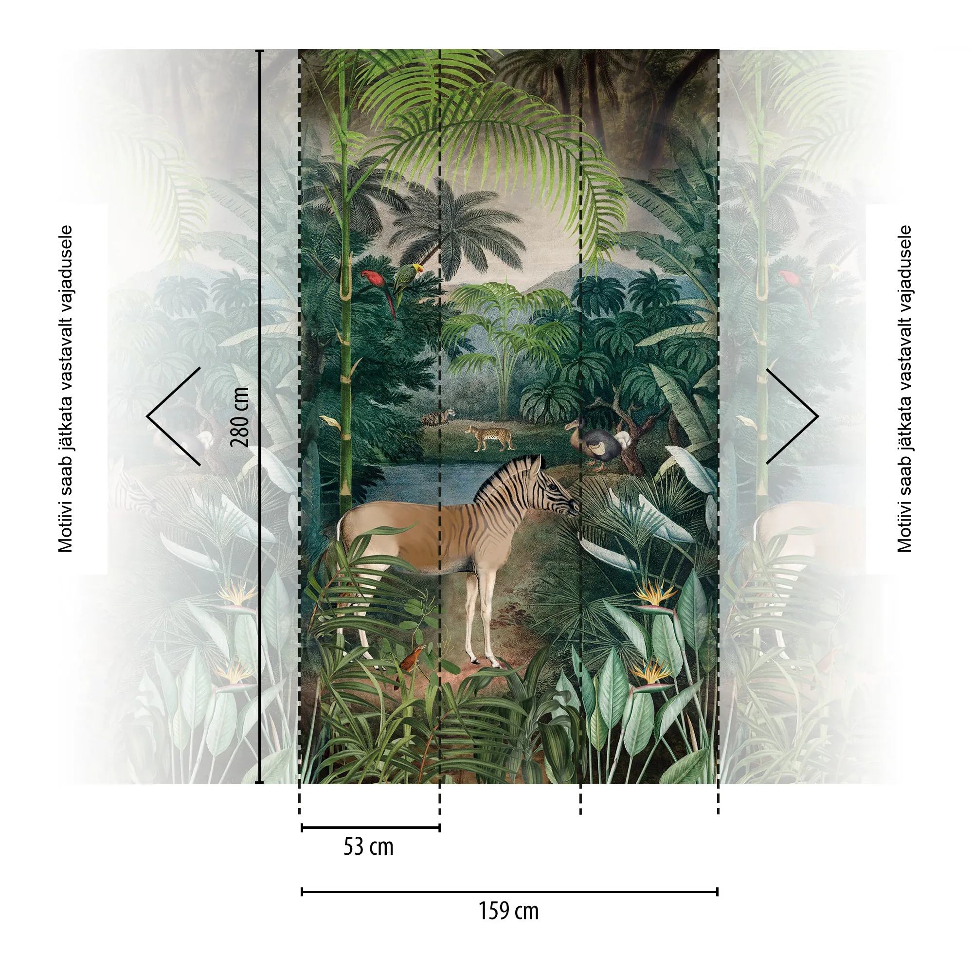 Loomamustriga fliistapeet Livingwalls The Wall 4 – pruun – 792481 - Image 2