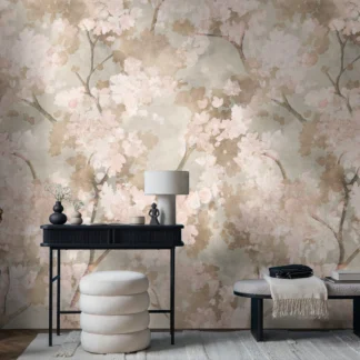 Metsamotiiviga fliistapeet Livingwalls The Wall 4 – beež – 792484
