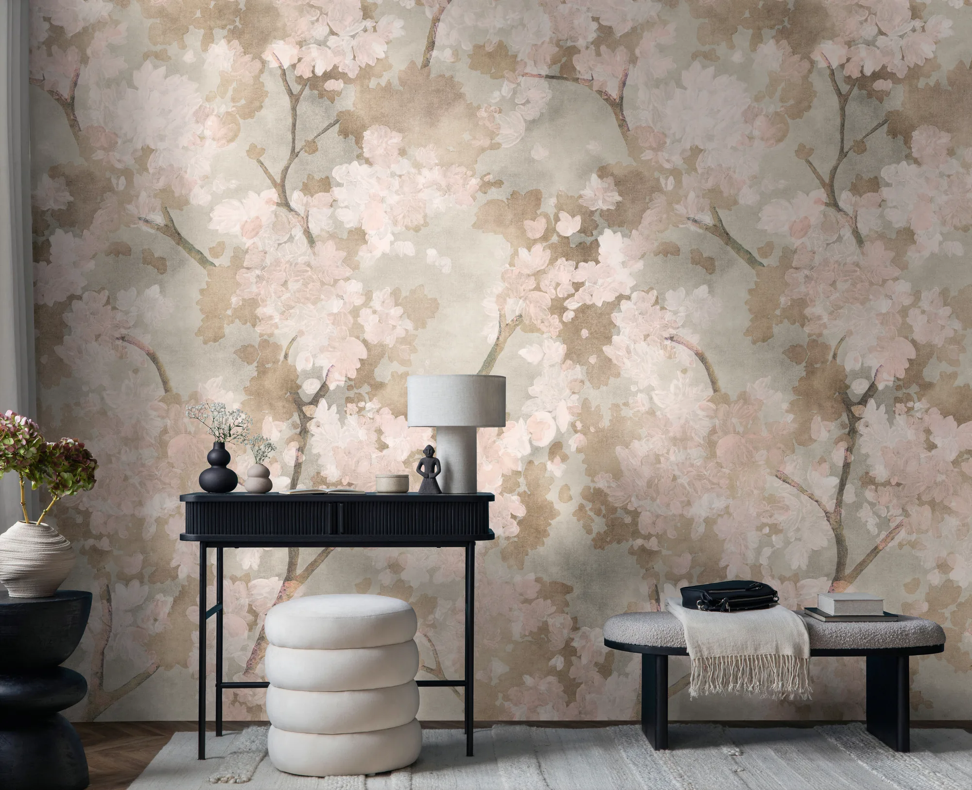 Metsamotiiviga fliistapeet Livingwalls The Wall 4 – beež – 792484