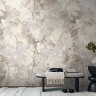 Metsamotiiviga fliistapeet Livingwalls The Wall 4 – kreemikas – 792485