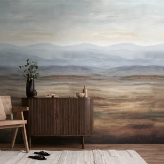 Abstraktse mustriga fliistapeet Livingwalls The Wall 4 – sinine – 792486
