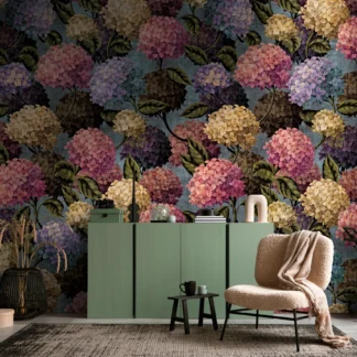 Lillemustriga fliistapeet Livingwalls The Wall 4 – sinine – 792489