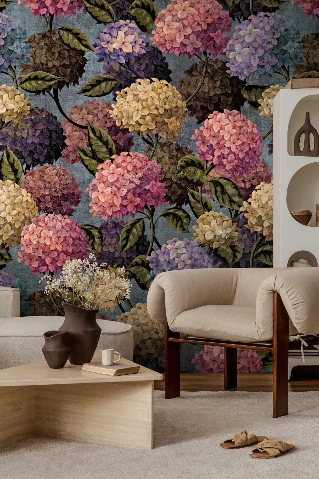 Lillemustriga fliistapeet Livingwalls The Wall 4 – sinine – 792489 - Image 5