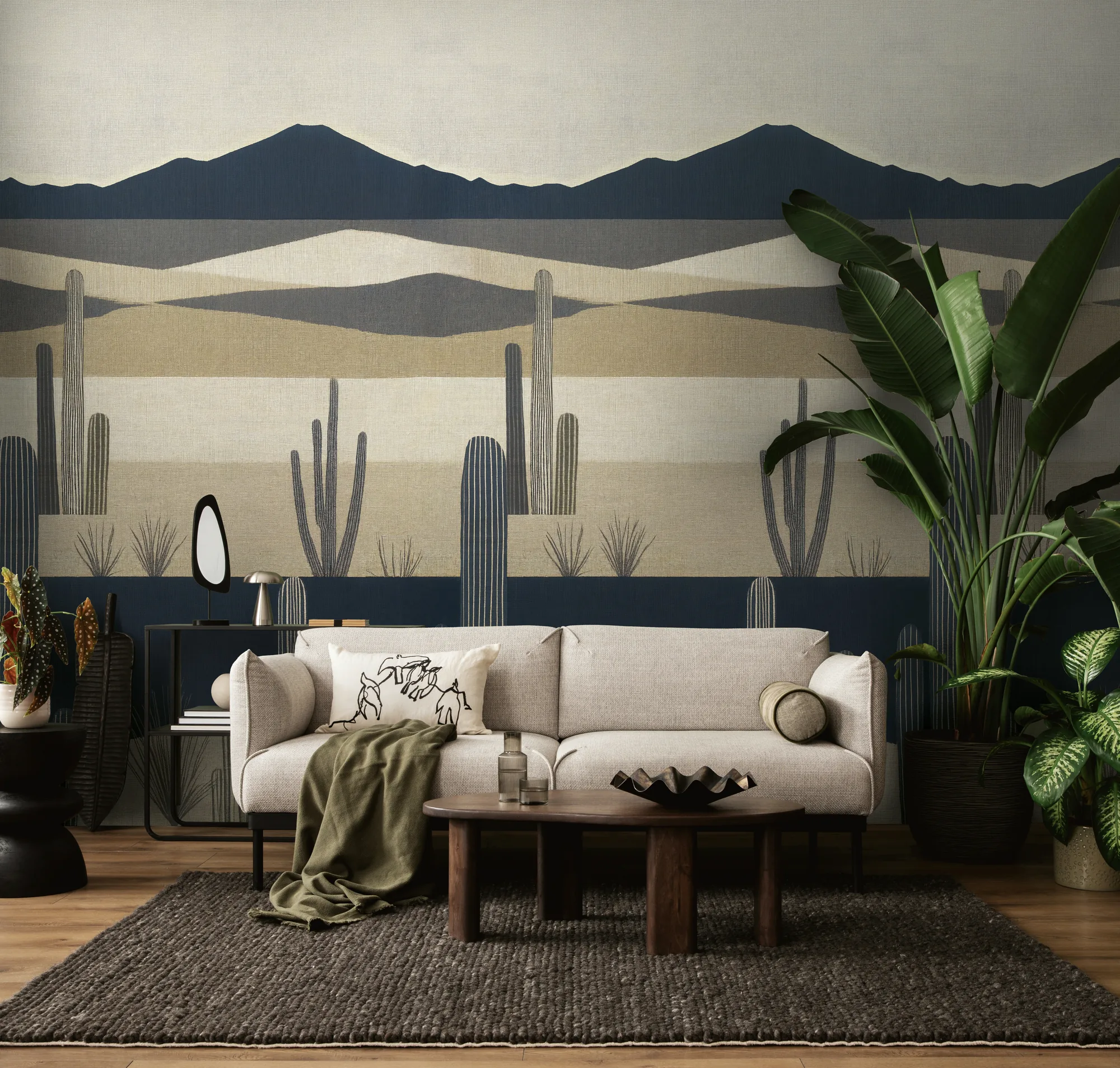 Maastikumotiiviga fliistapeet Livingwalls The Wall 4 – pruun – 792495