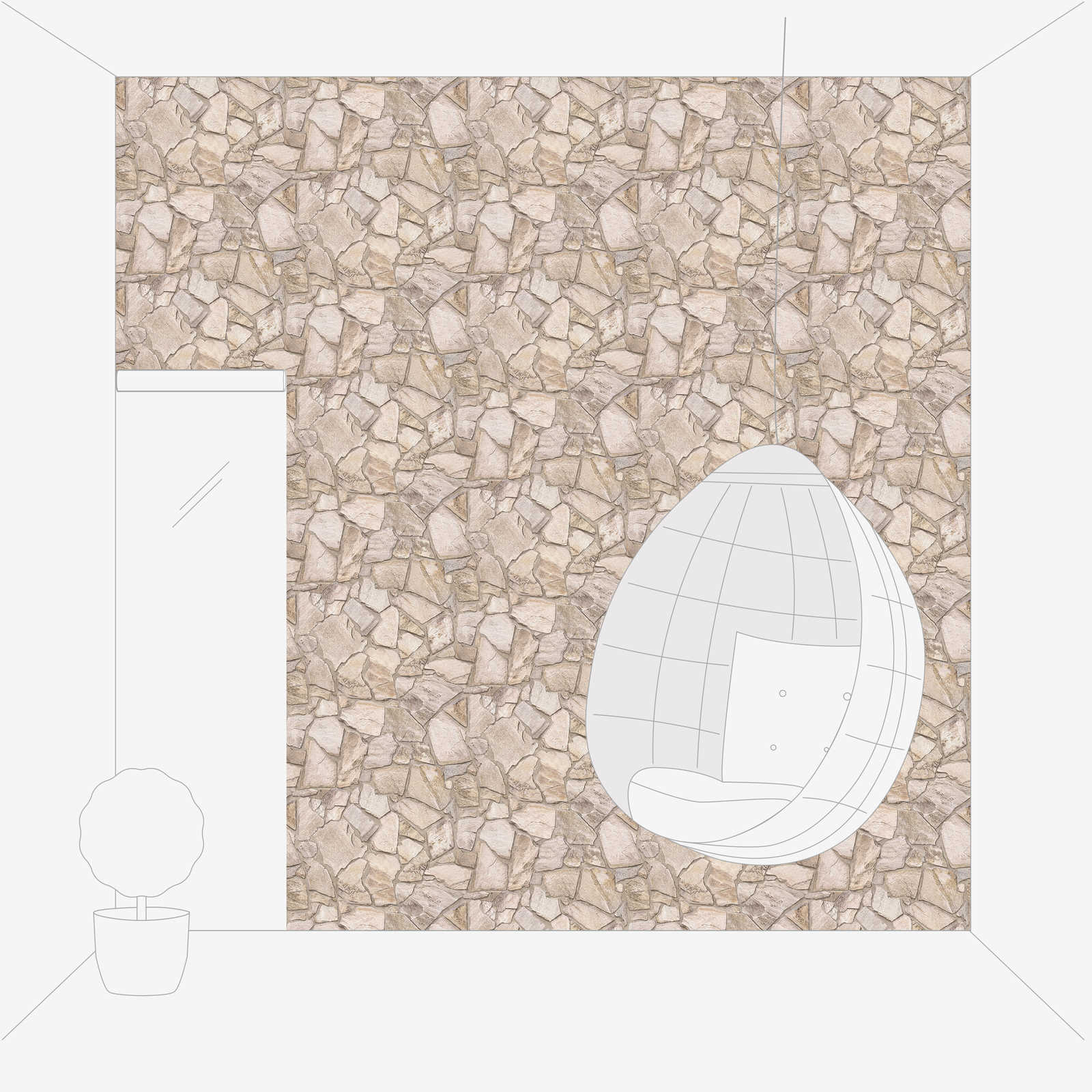 Kivimustriga fliistapeet Elements II – 389312 - Image 3