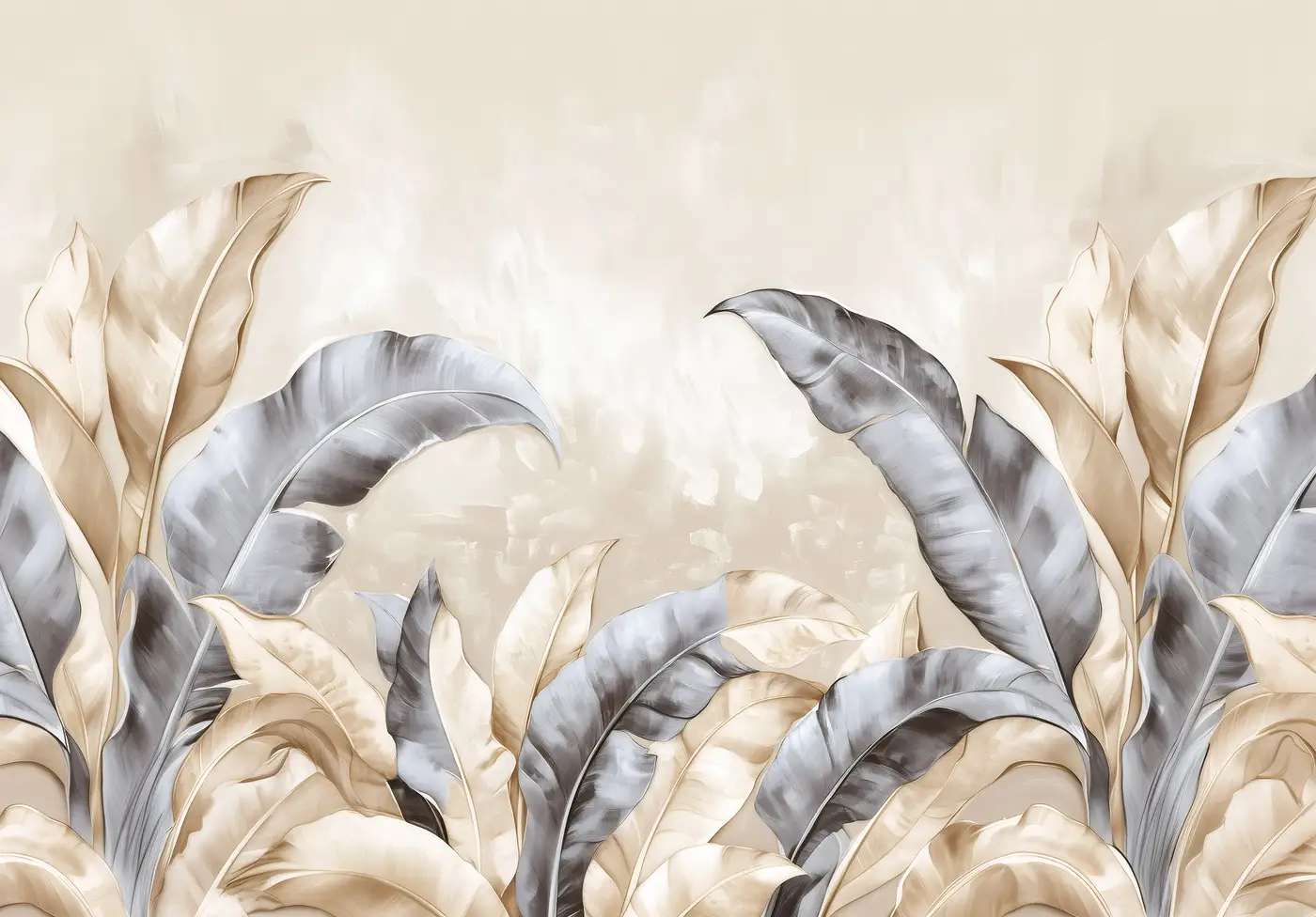 Fototapeet beige banana leaves – 15532 - Image 5
