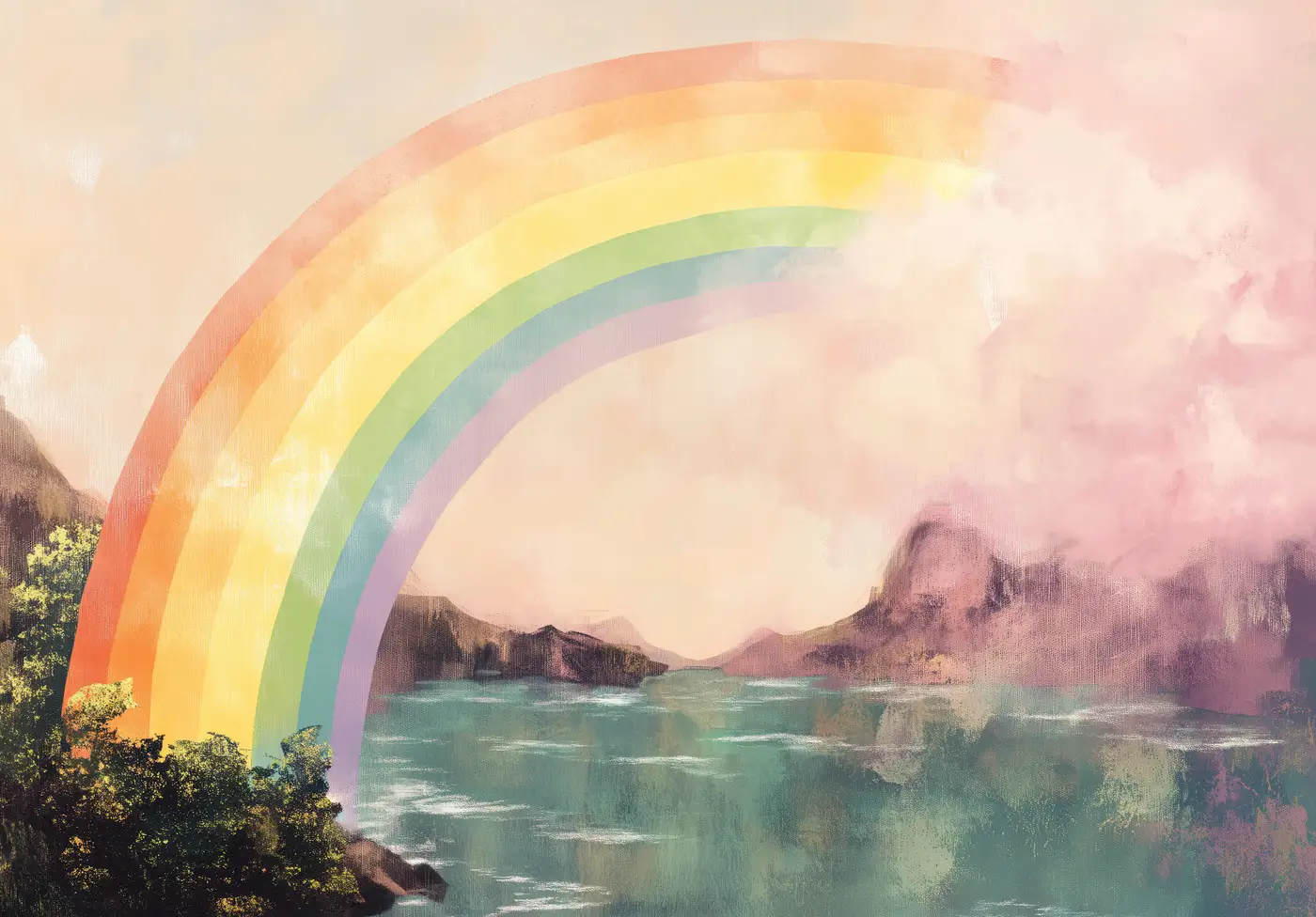 Fototapeet vikerkaarega – 15609 - Image 2