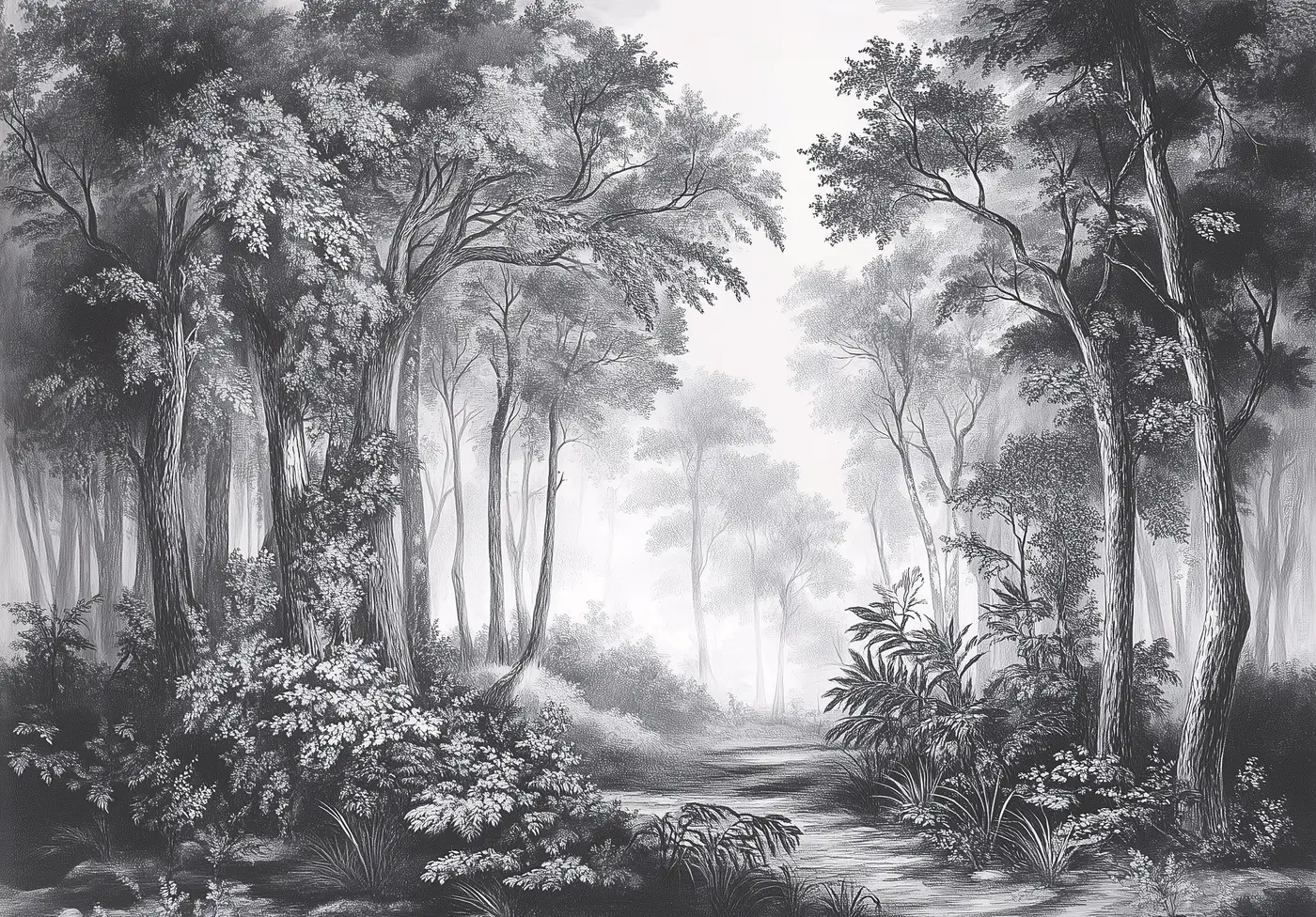 Fototapeet rahuliku metsavaatega – 15615 - Image 2