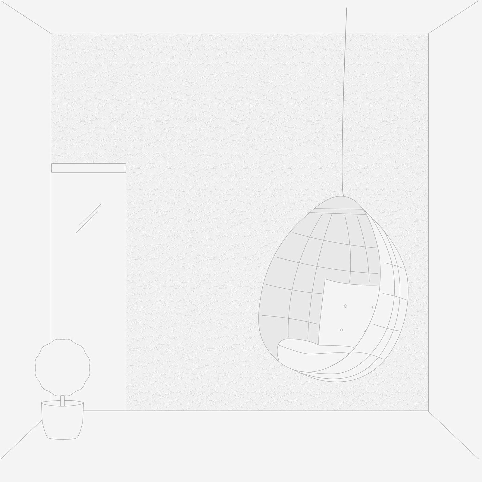 Ühetooniline pabertapeet Designed in White – 251718 - Image 3