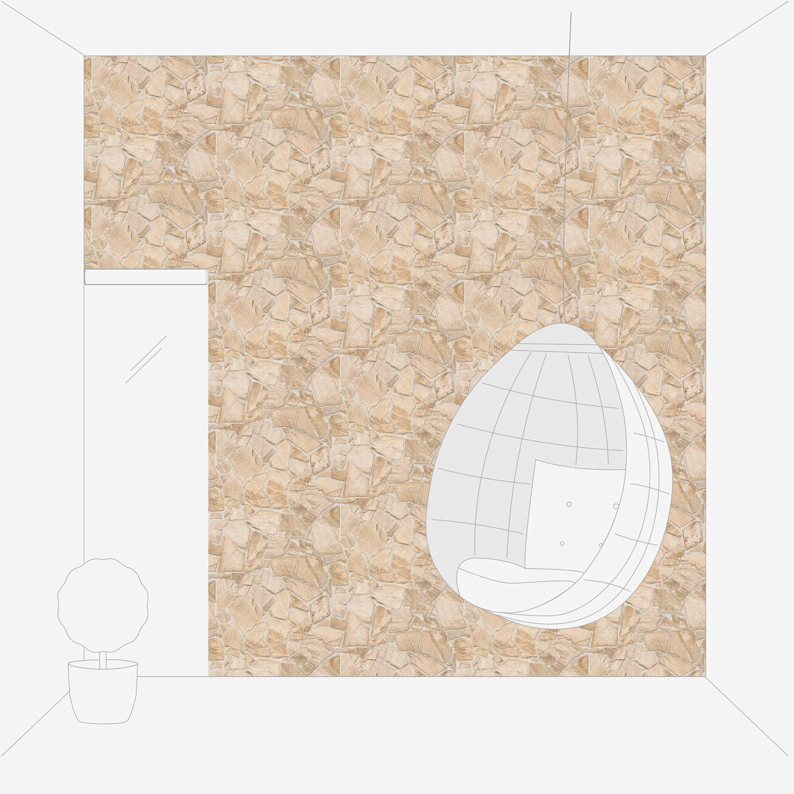 Kivimustriga fliistapeet Elements II – 389329 - Image 3
