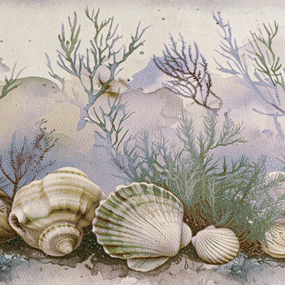 Tapeedibordüür – dekoratiivne motiiv – Beež, Sinine, Hall – 787431 - Image 3