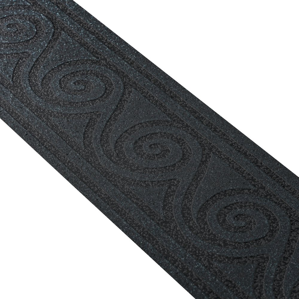 Tapeedibordüür – dekoratiivne motiiv – Metallikvärv, Must – 384041 - Image 2