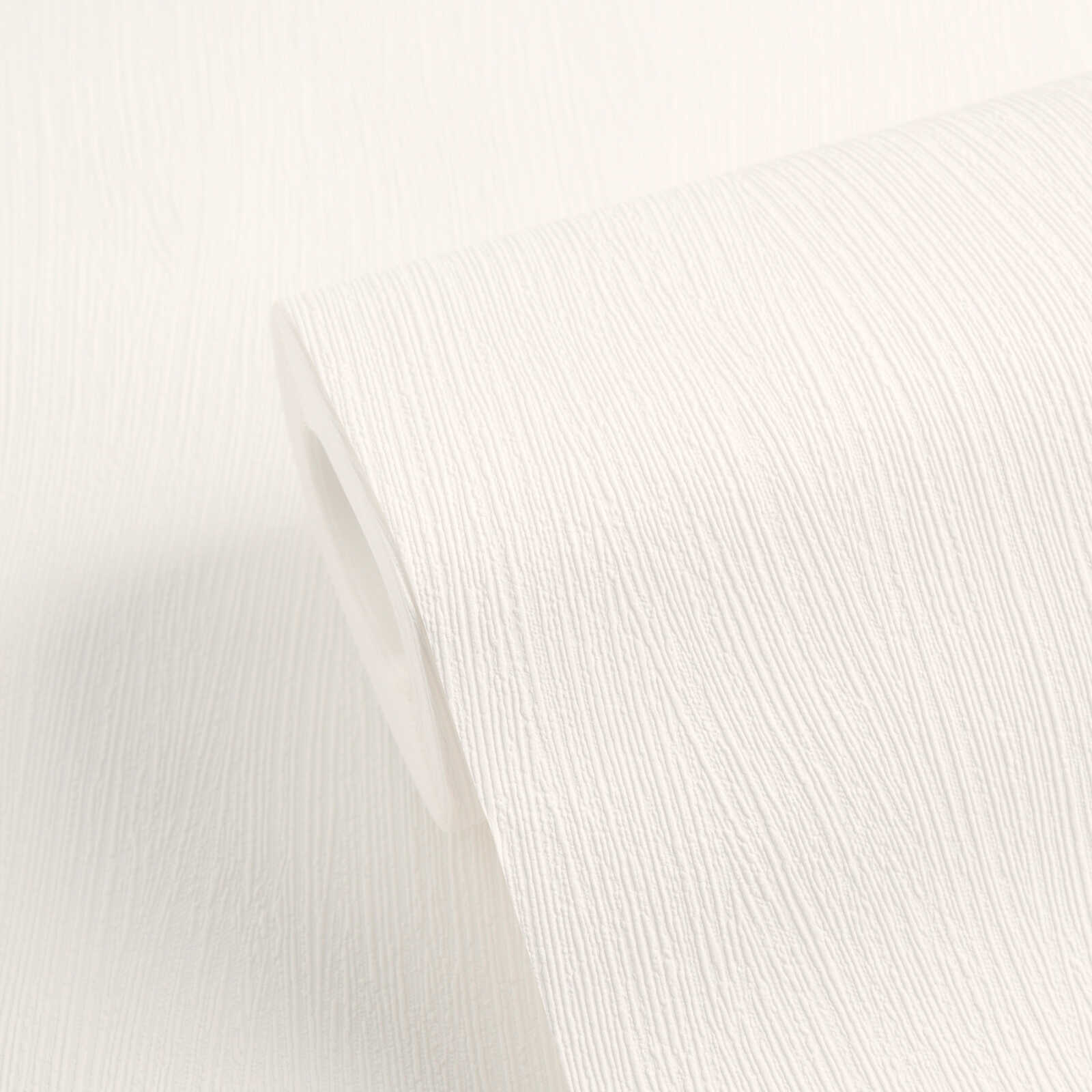 Ühetooniline fliistapeet Designed in White – 233714 - Image 2