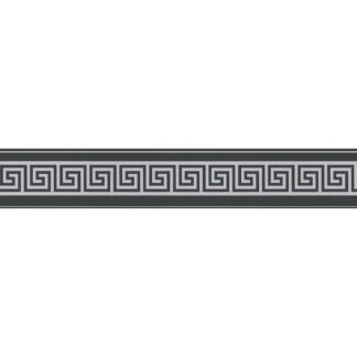 Tapeedibordüür – dekoratiivne motiiv – Metallikvärv, Must – 383921