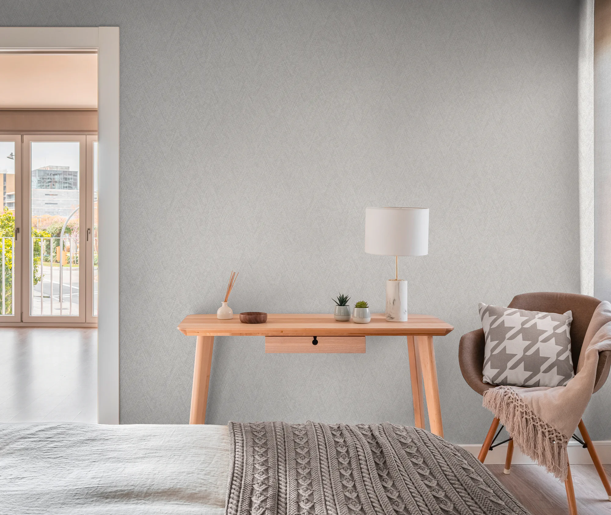 Lehemustriga fliistapeet sinine ja hall Hygge 3 – 790924 - Image 6