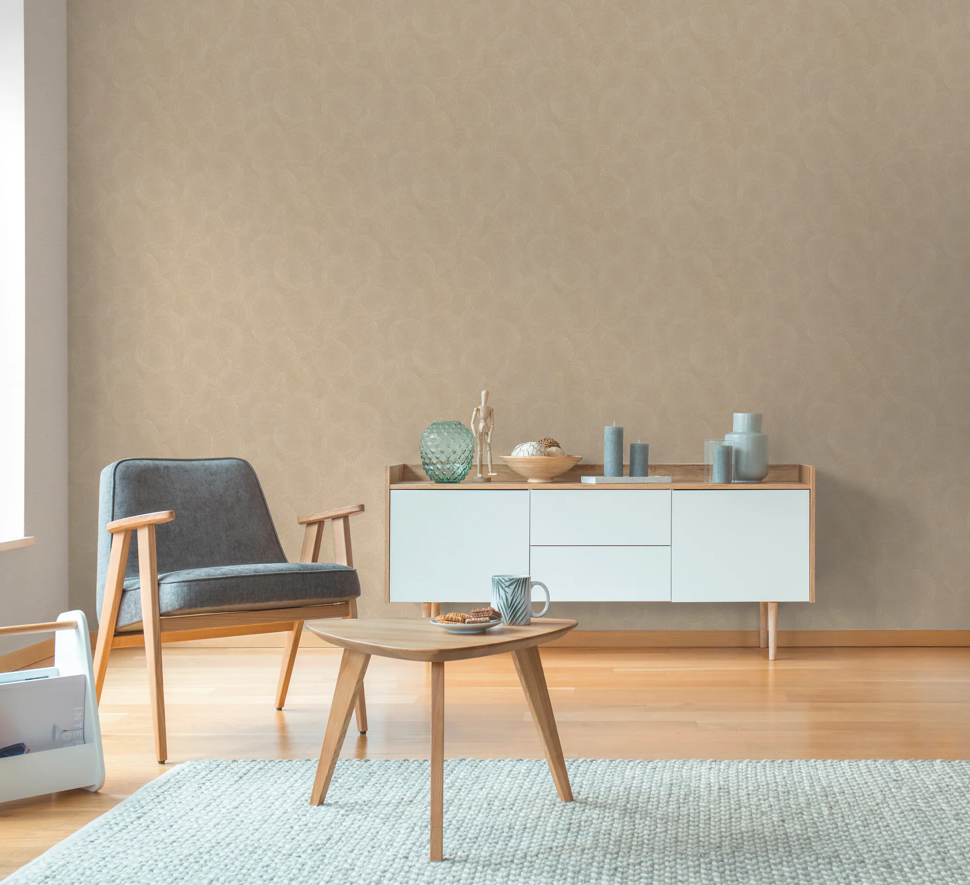 Lehemustriga fliistapeet beež ja oranž Hygge 3 – 790934 - Image 5