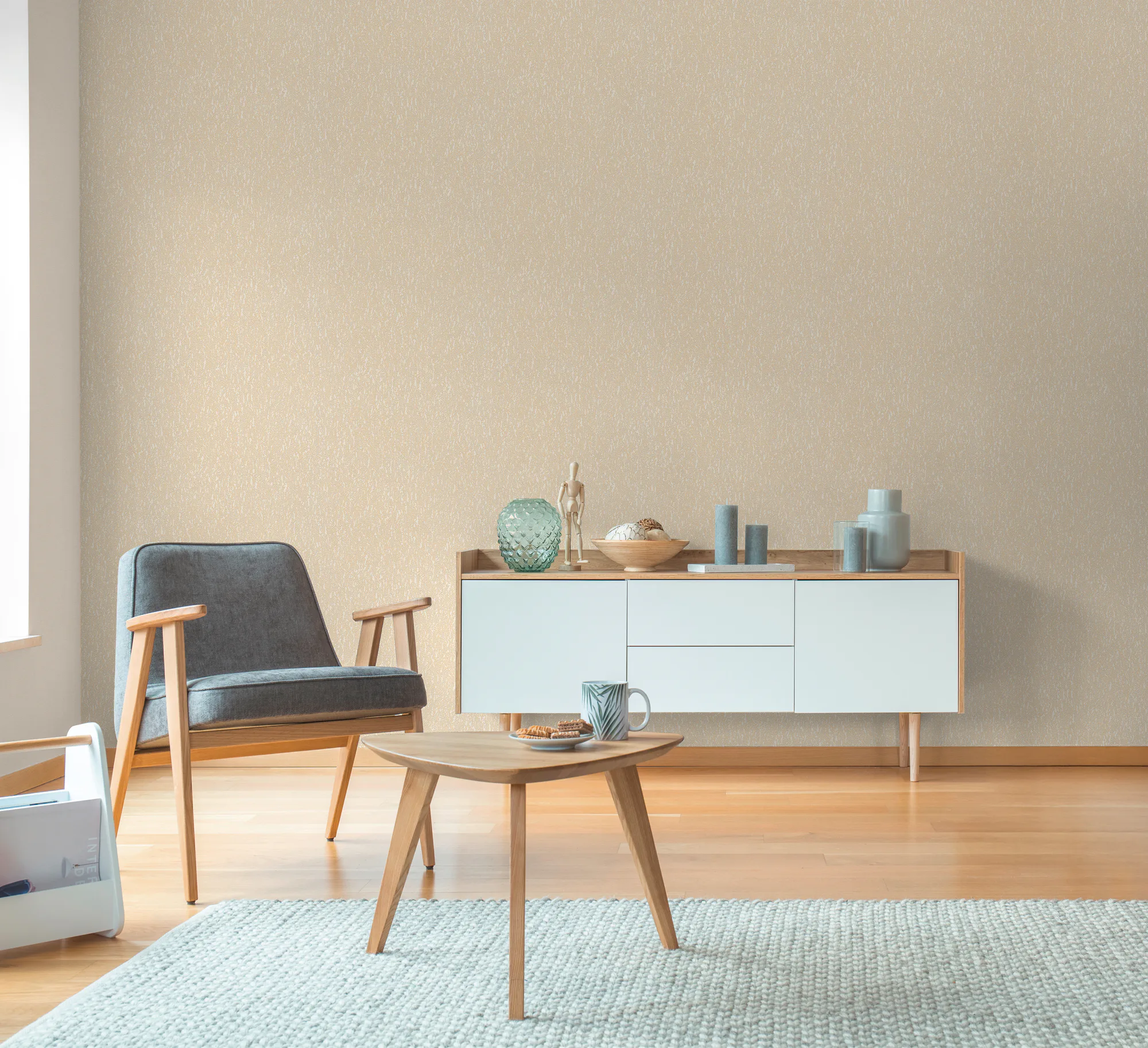 Lillemustriga fliistapeet beež ja kollane Hygge 3 – 790953 - Image 6