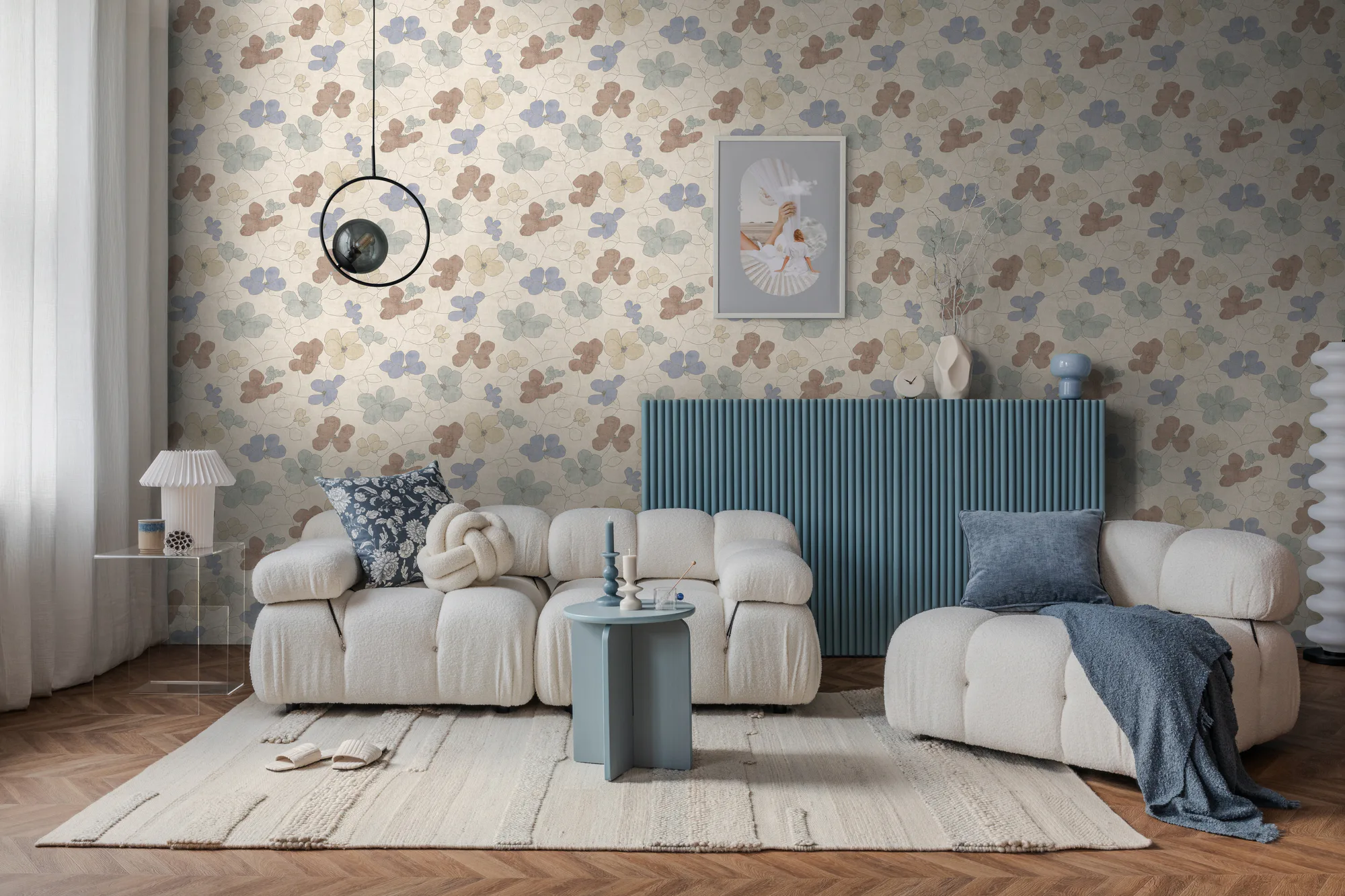 Lillemustriga fliistapeet hall ja pruun Nordic Feeling – 791473 - Image 6