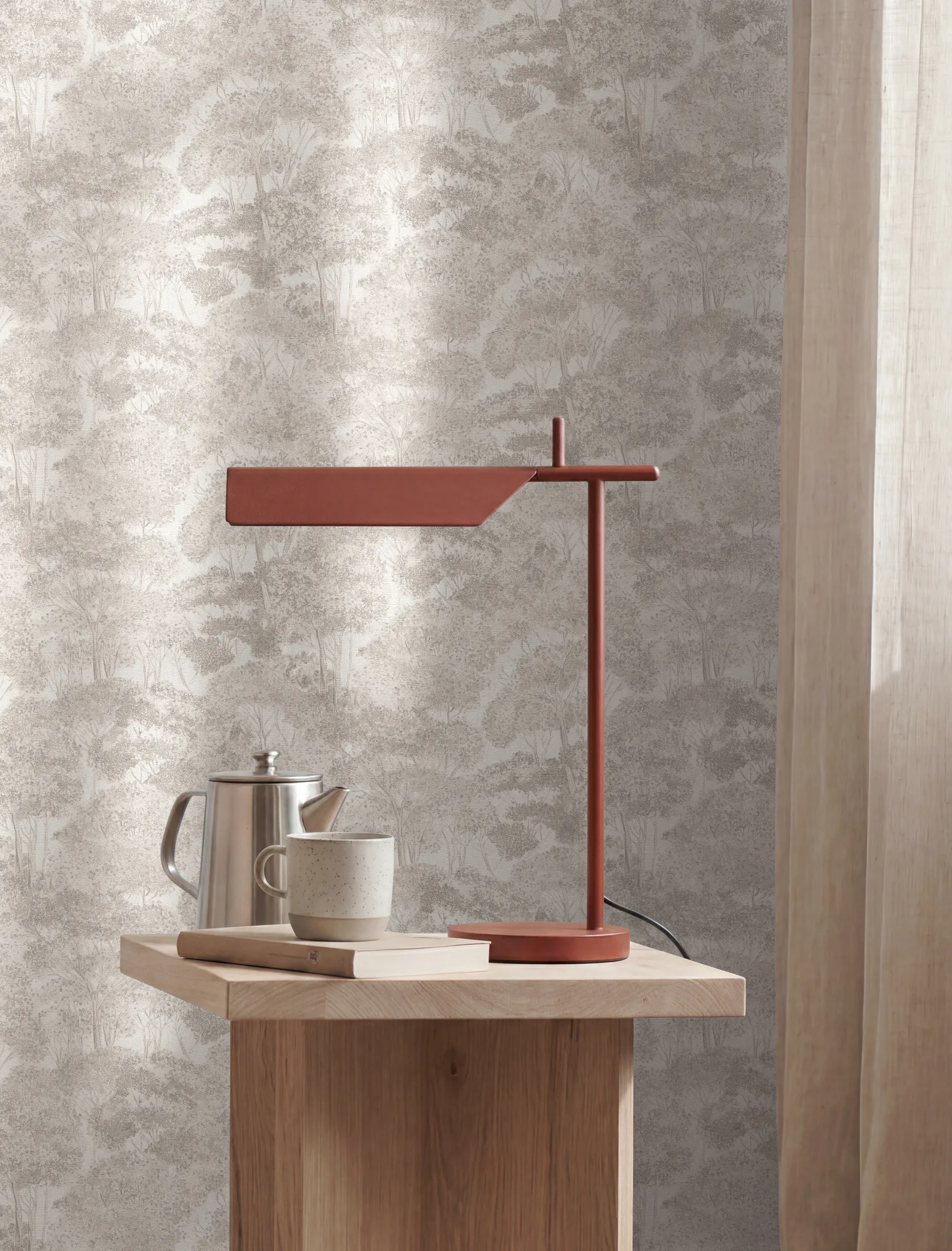 Lillemustriga fliistapeet hall ja valge The Trend Spectrum – 792272 - Image 5