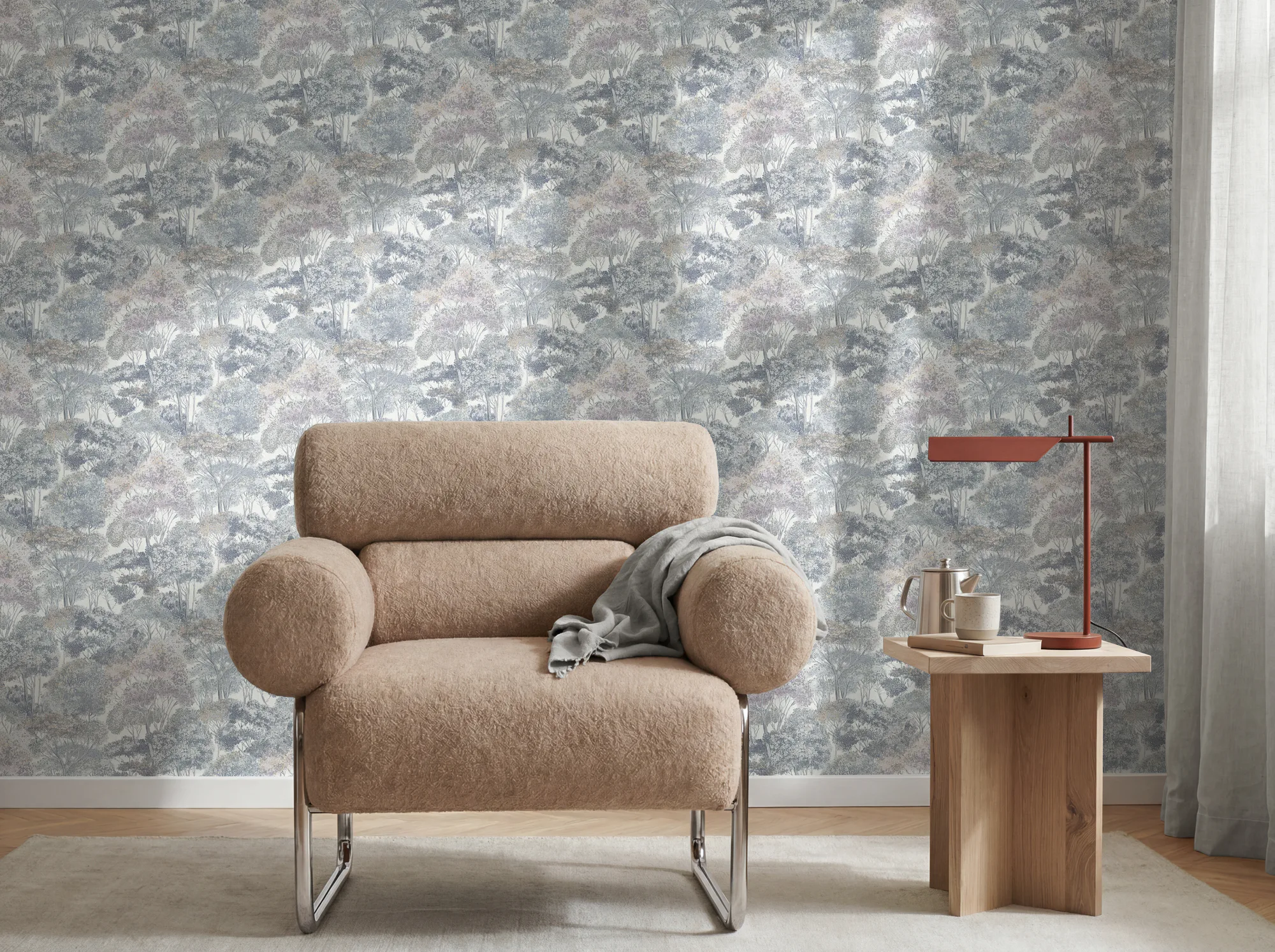 Lillemustriga fliistapeet sinine ja roheline The Trend Spectrum – 792273 - Image 4