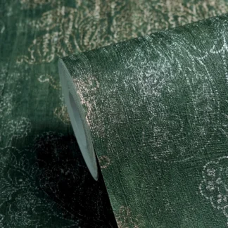 Loodusmustriga fliistapeet roheline The Trend Spectrum – 792282