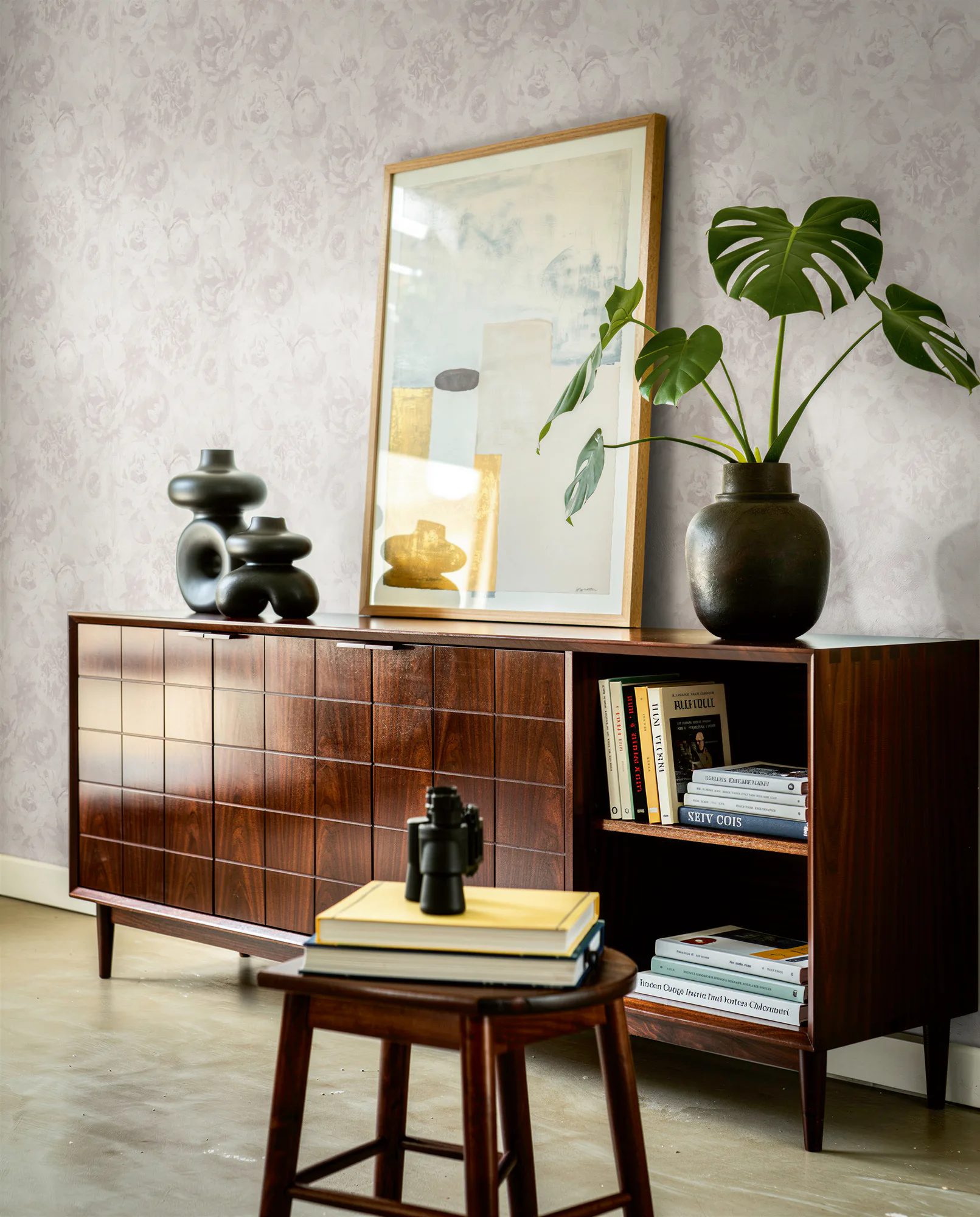 Lillemustriga fliistapeet kreemikas ja hall The Trend Spectrum – 792313 - Image 5