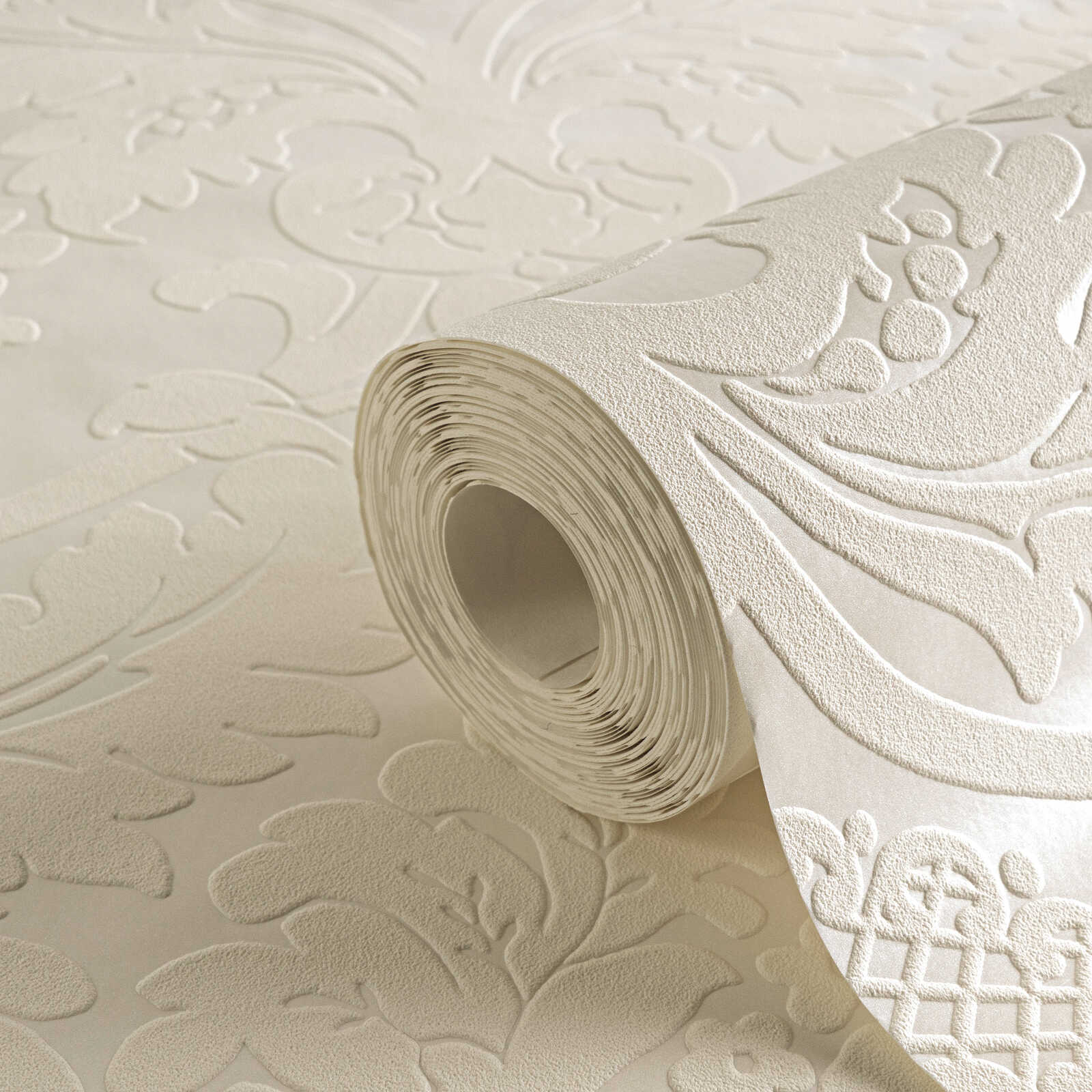Lillemustriga fliistapeet Simply White – 554338 - Image 2
