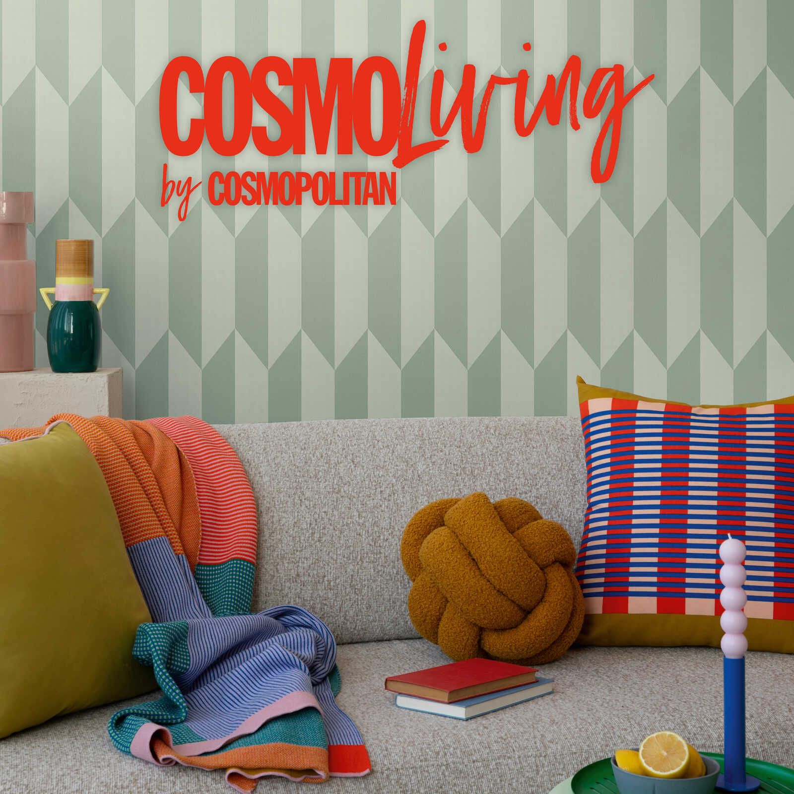 Geomeetrilise mustriga fliistapeet CosmoLiving – 790864 - Image 10