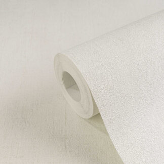 Ühetooniline fliistapeet Designed in White – 791097