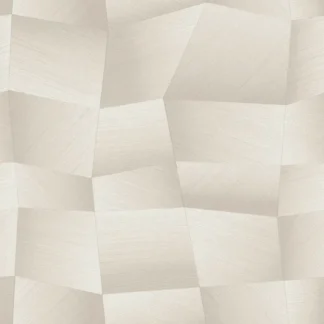 Geomeetrilise mustriga fliistapeet Designed in White – 791973