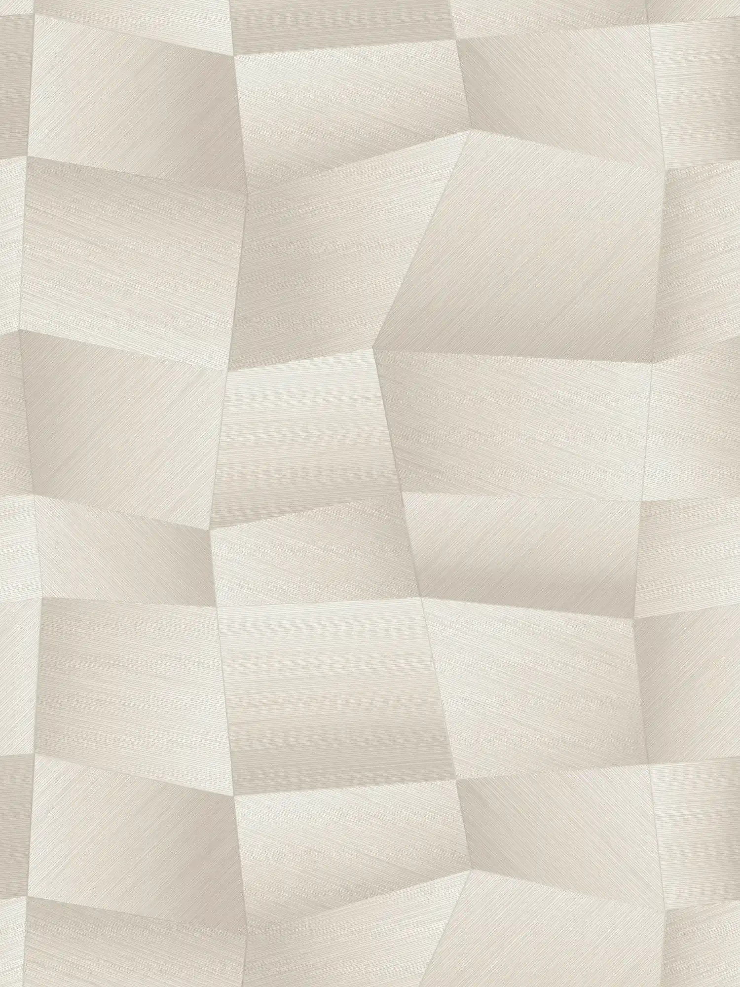 Geomeetrilise mustriga fliistapeet Designed in White – 791973
