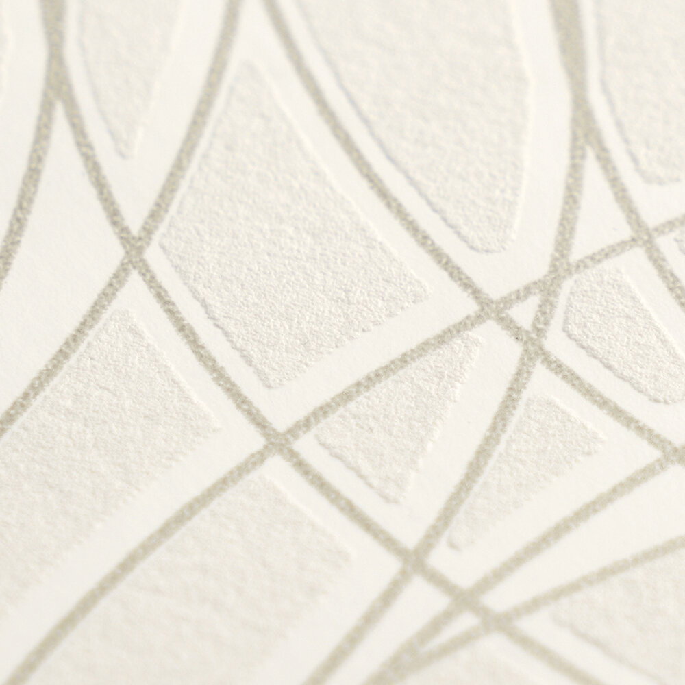 Geomeetrilise mustriga fliistapeet Designed in White – 791383 - Image 5