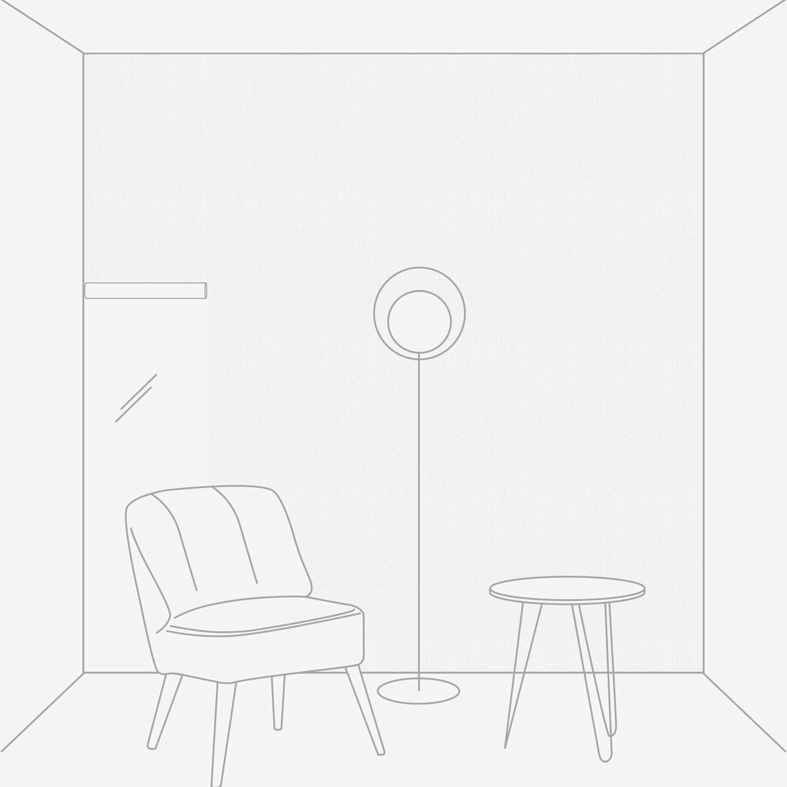 Ühetooniline pabertapeet Shades of White – 283818 - Image 3